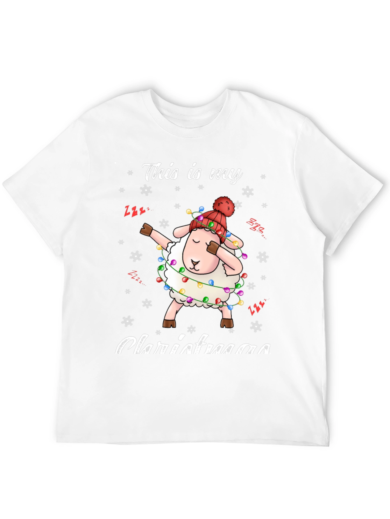 Funny Christmas Sheep Dab T-Shirt