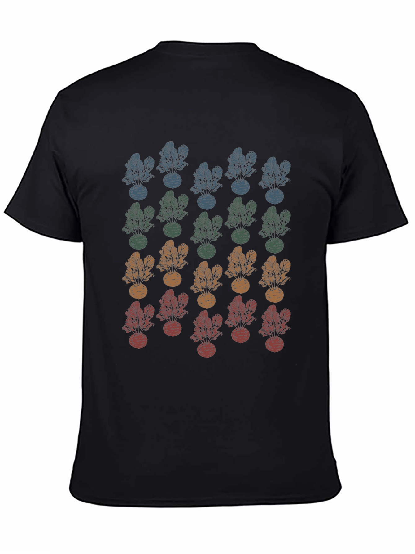 Retro Beet Pattern Graphic Tee