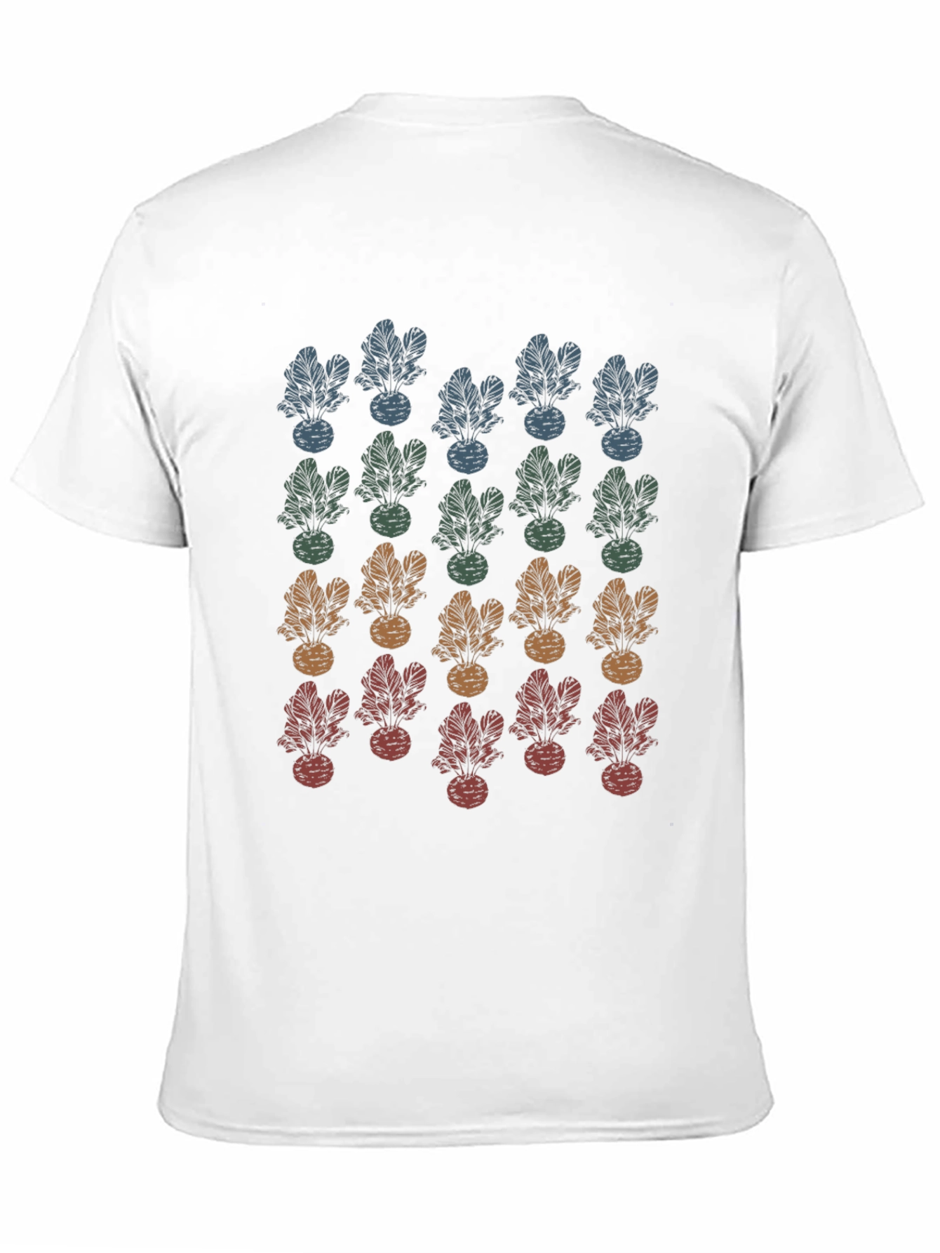 Retro Beet Pattern Graphic Tee