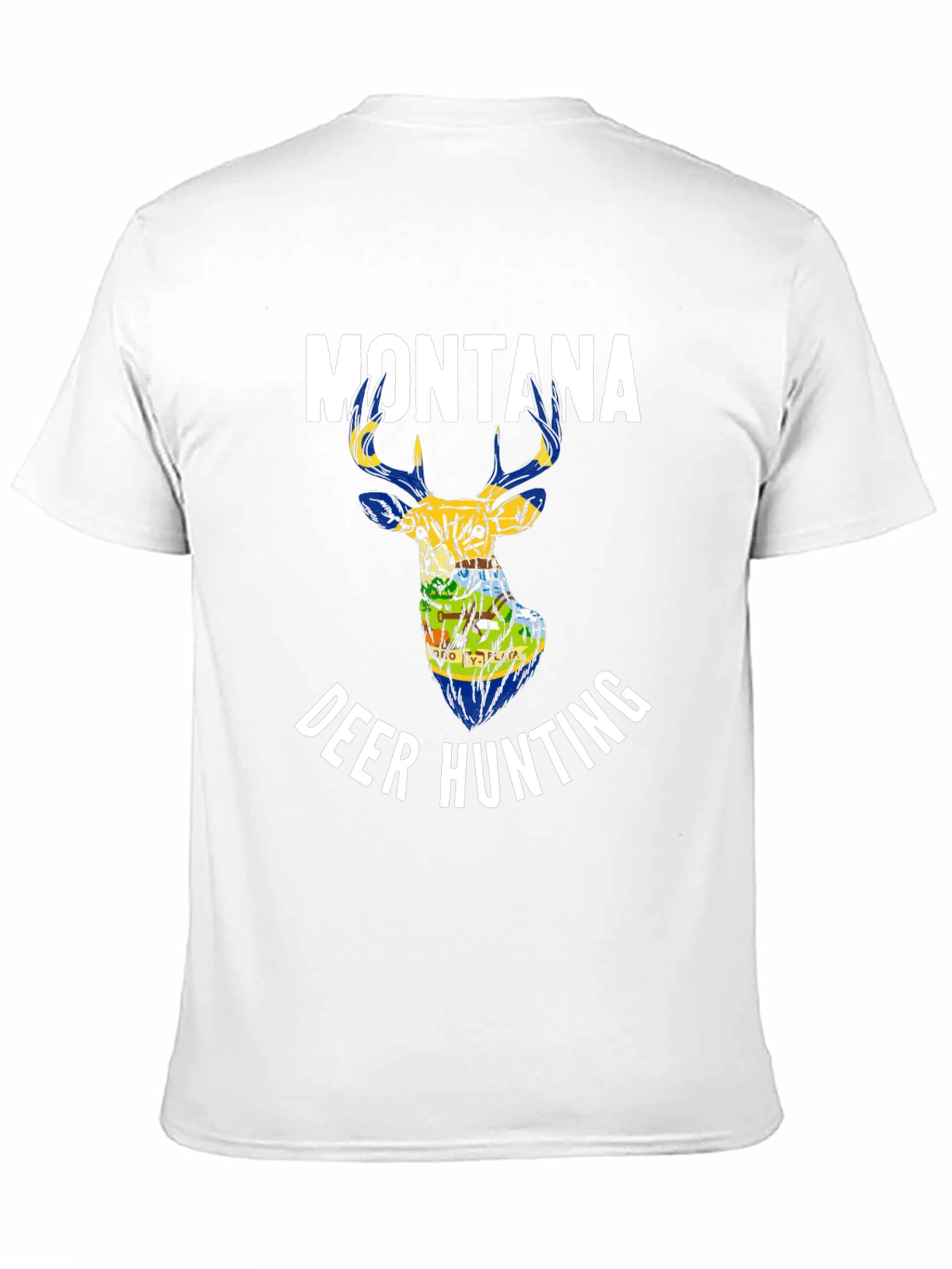 Montana Deer Hunting Graphic T-Shirt