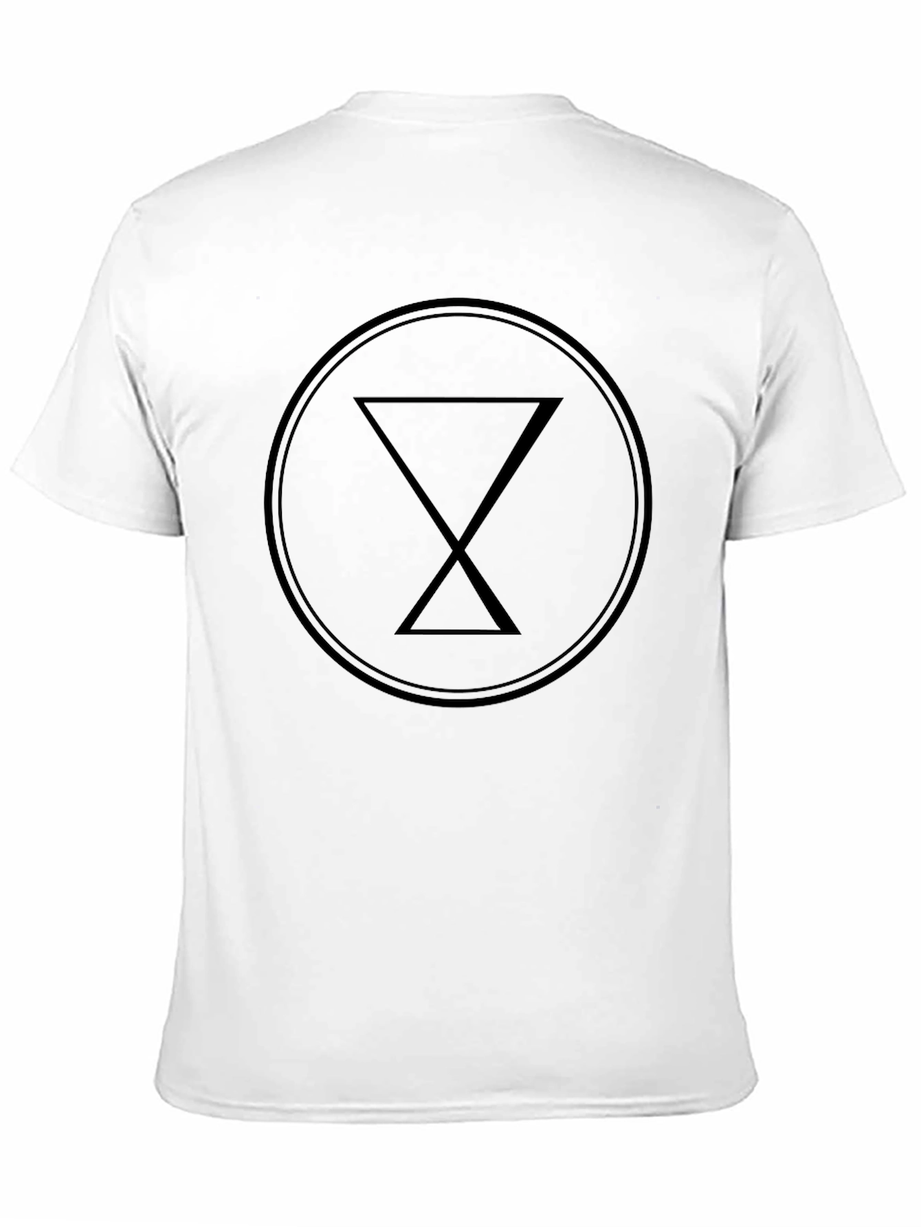 Geometric Symbol Black T-Shirt