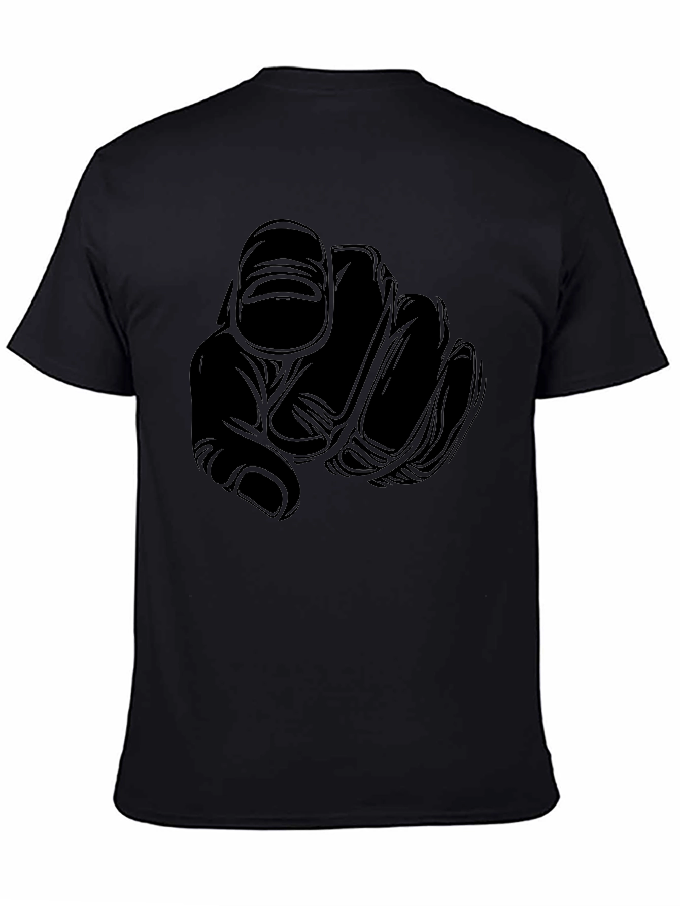 Pointing Finger Graphic Tee - Bold Statement Style