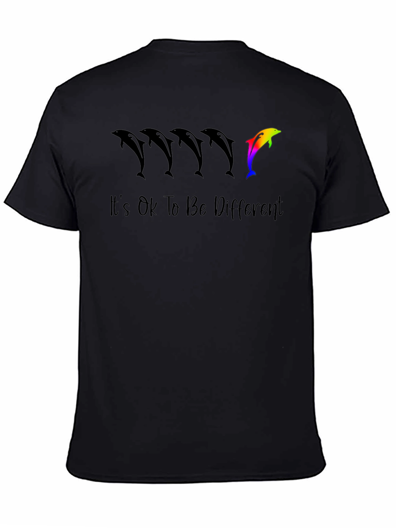 Its Ok To Be Different Dolphin Pride T-Shirt