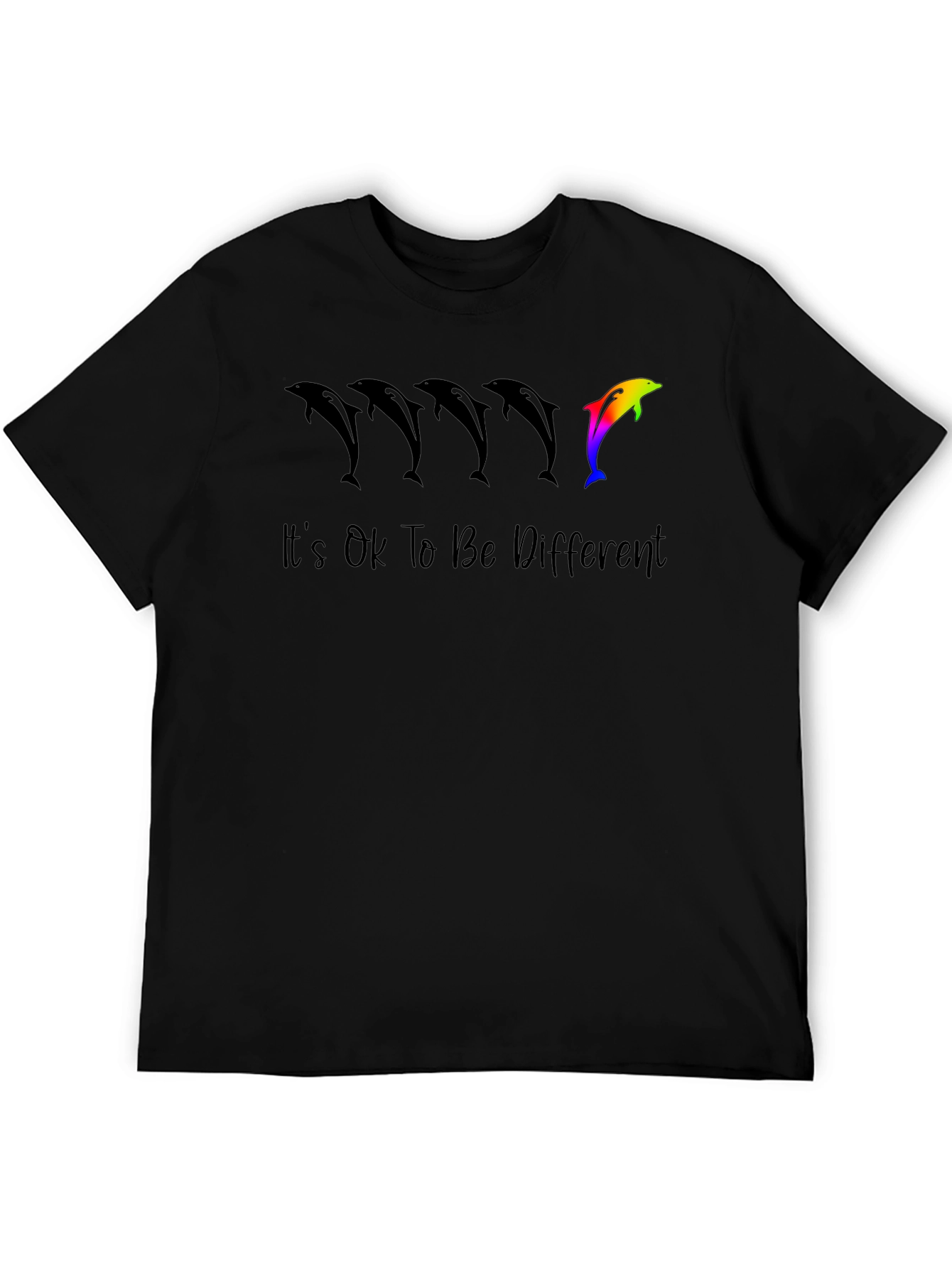 Its Ok To Be Different Dolphin Pride T-Shirt
