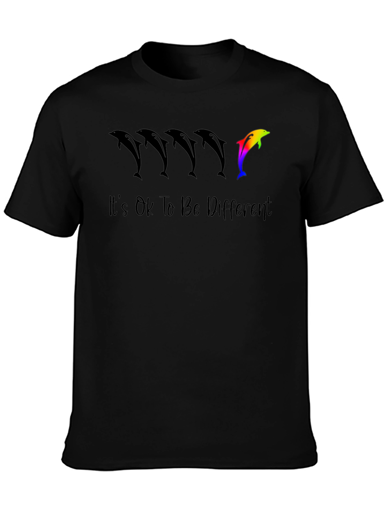 Its Ok To Be Different Dolphin Pride T-Shirt