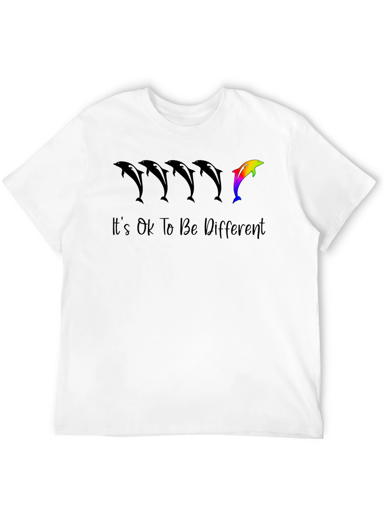 Its Ok To Be Different Dolphin Pride T-Shirt