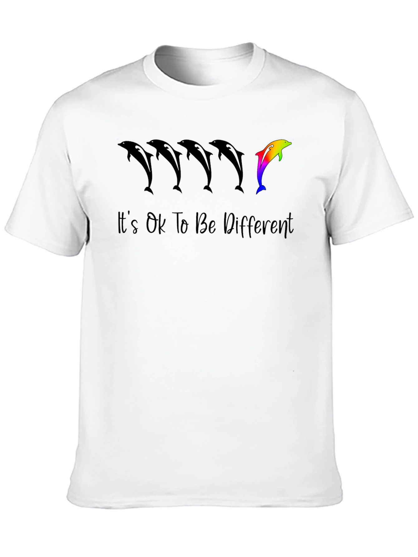 Its Ok To Be Different Dolphin Pride T-Shirt