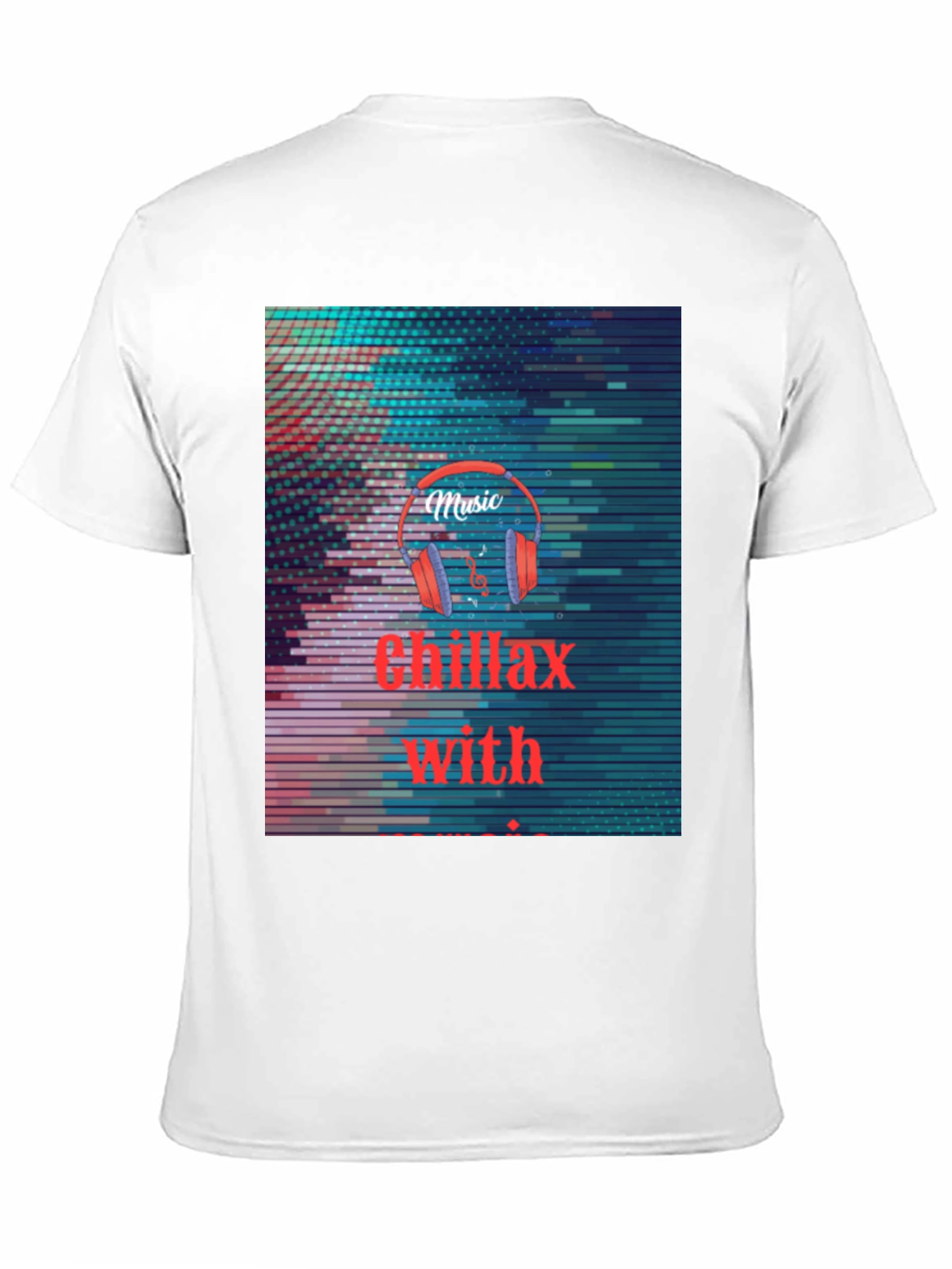 Chillax with Music T-Shirt - Black