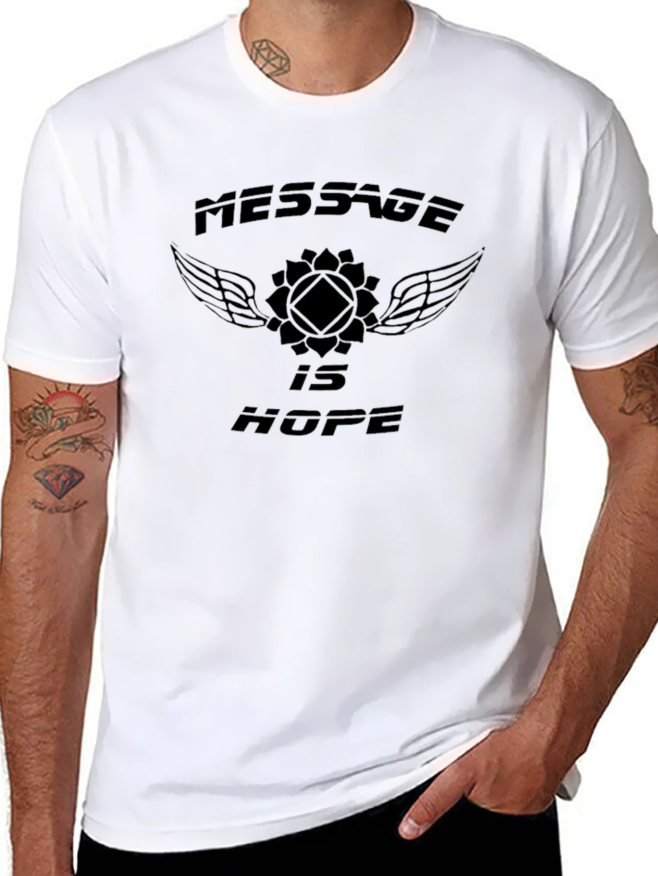 Message is Hope Graphic T-Shirt