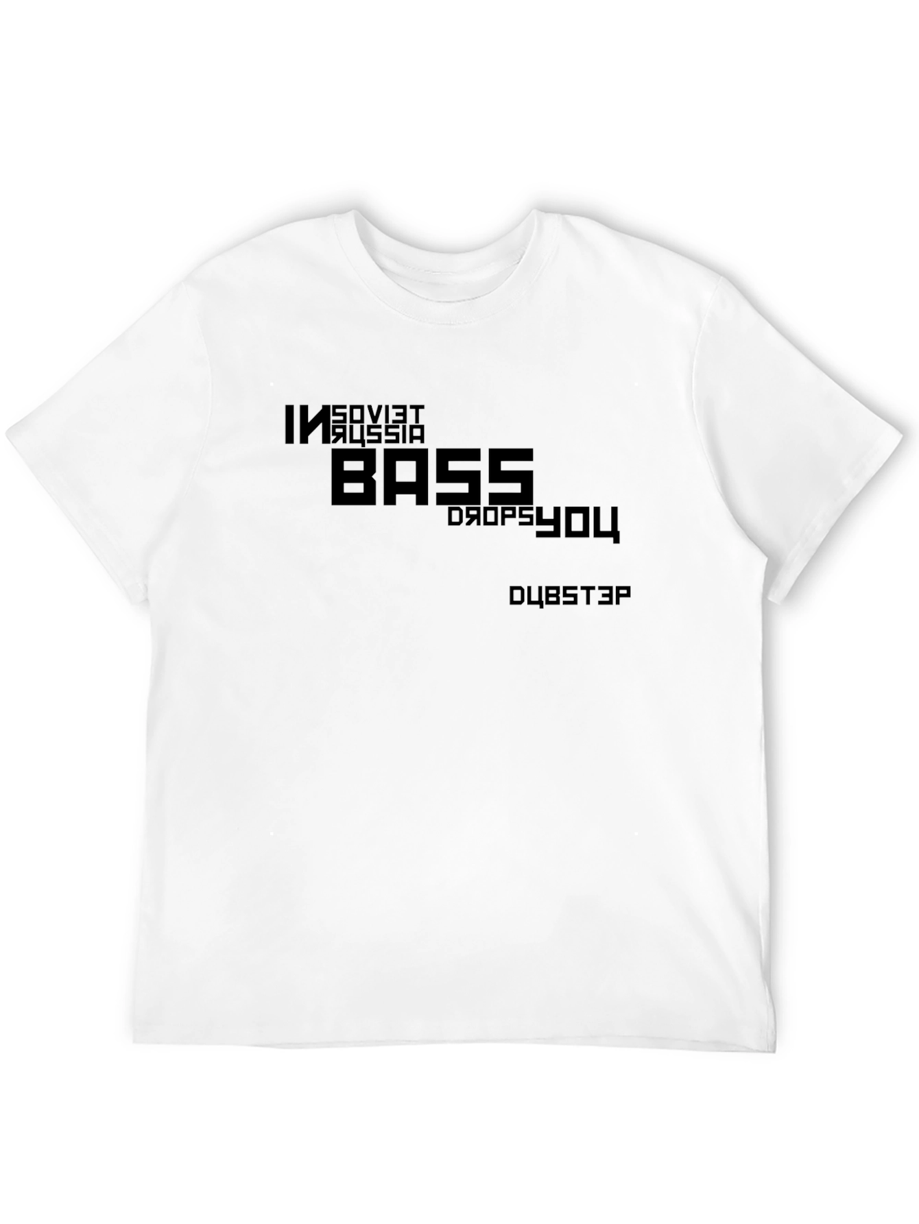 Soviet Russia Bass Drops You Black T-Shirt