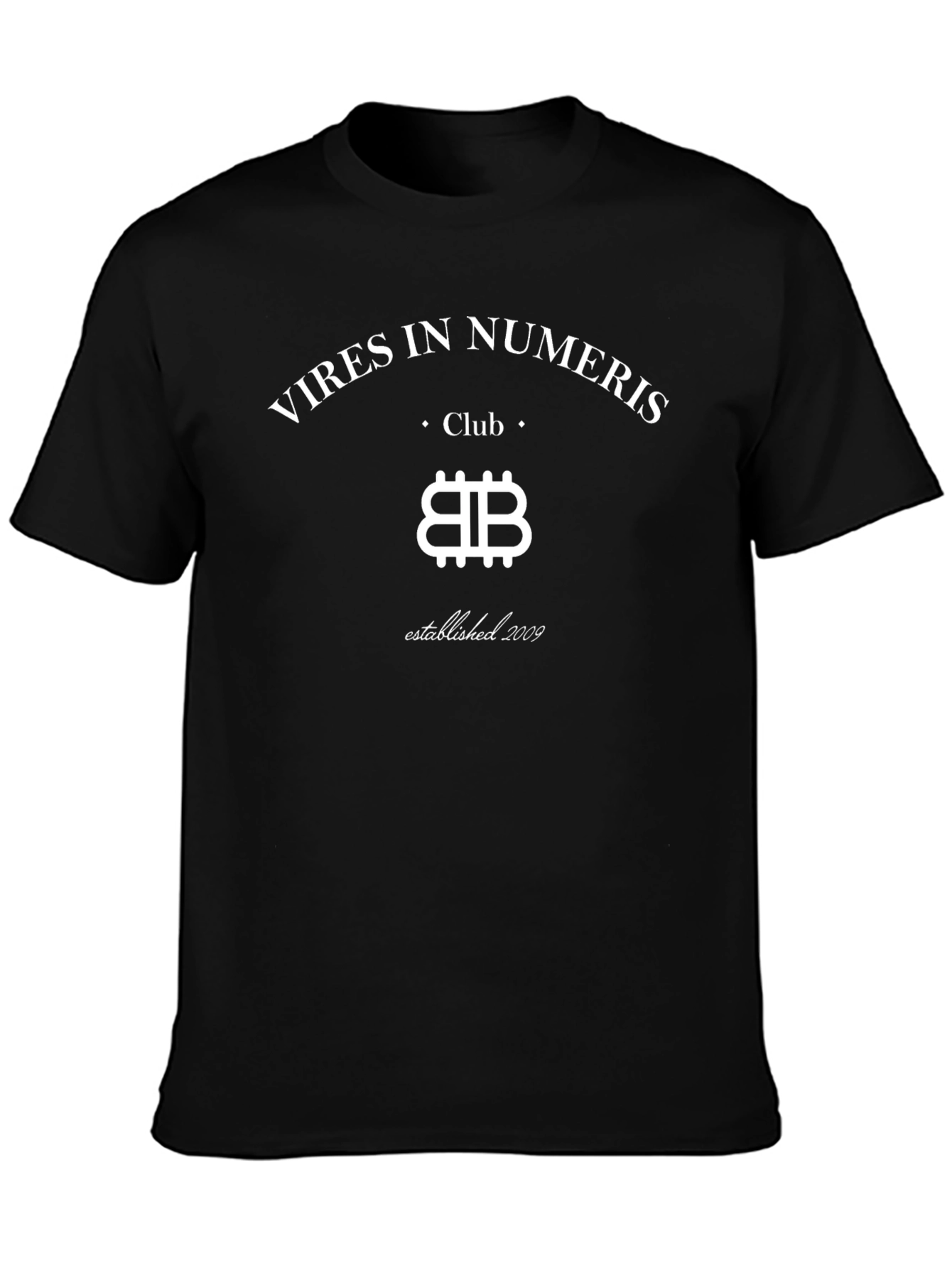 Vires in Numeris Club Black T-Shirt