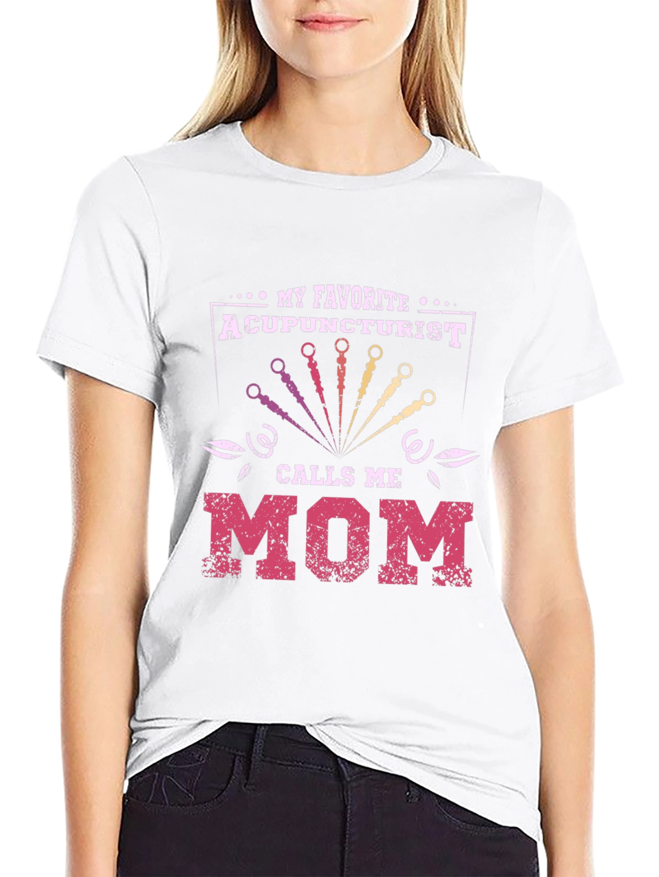 Acupuncturist Mom Graphic T-Shirt