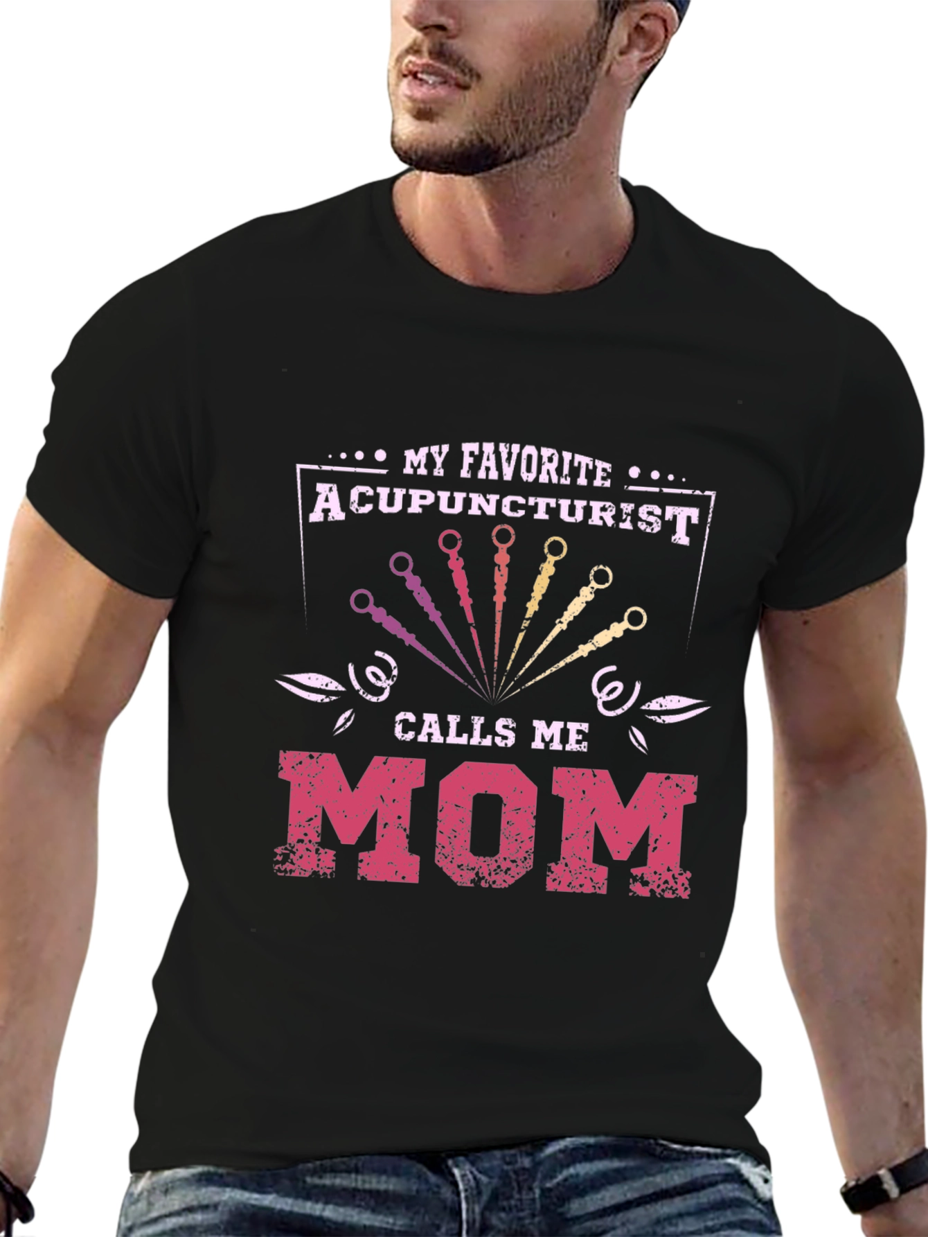 Acupuncturist Mom Graphic T-Shirt