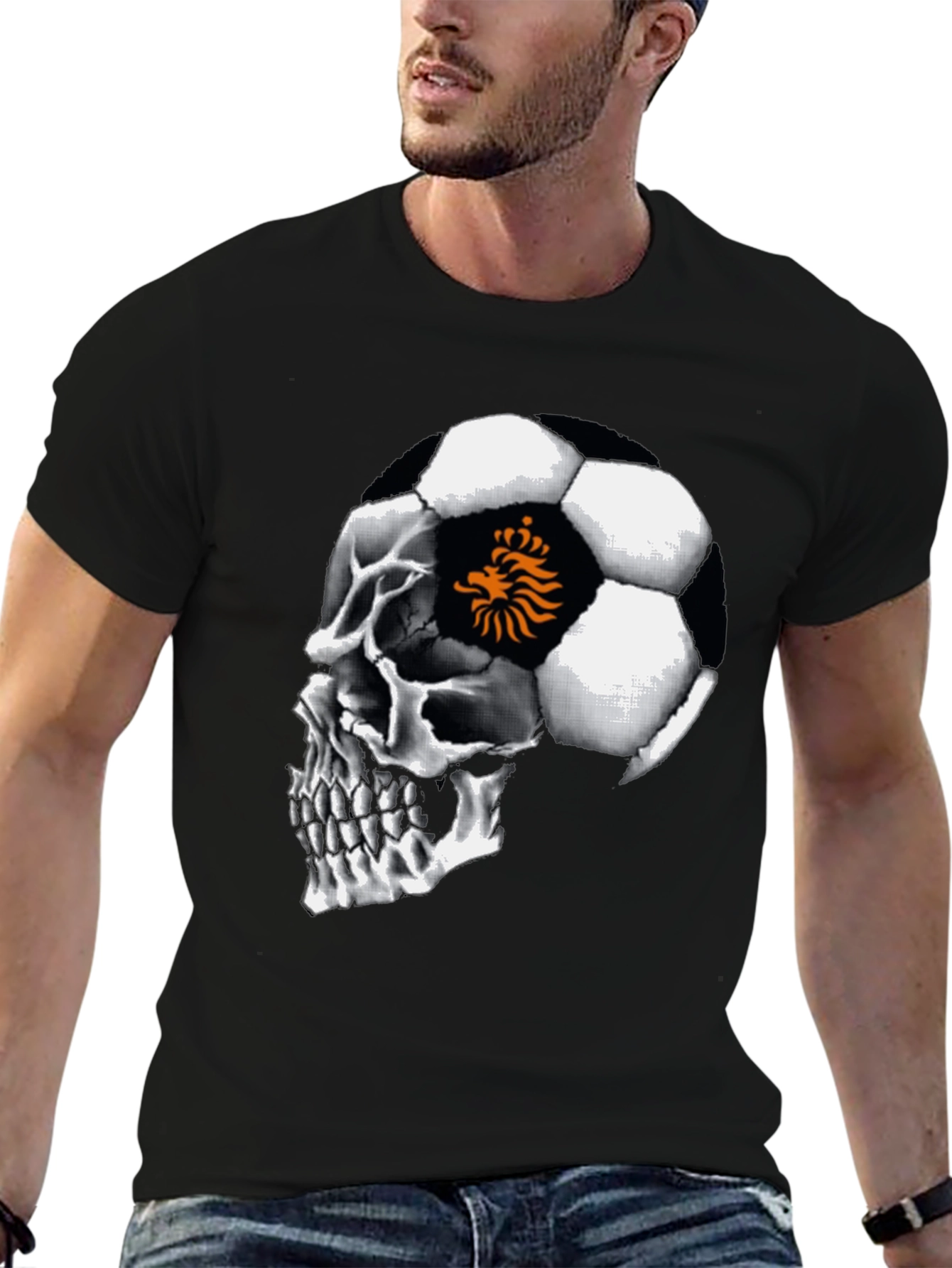 Skull Football Netherlands T-Shirt