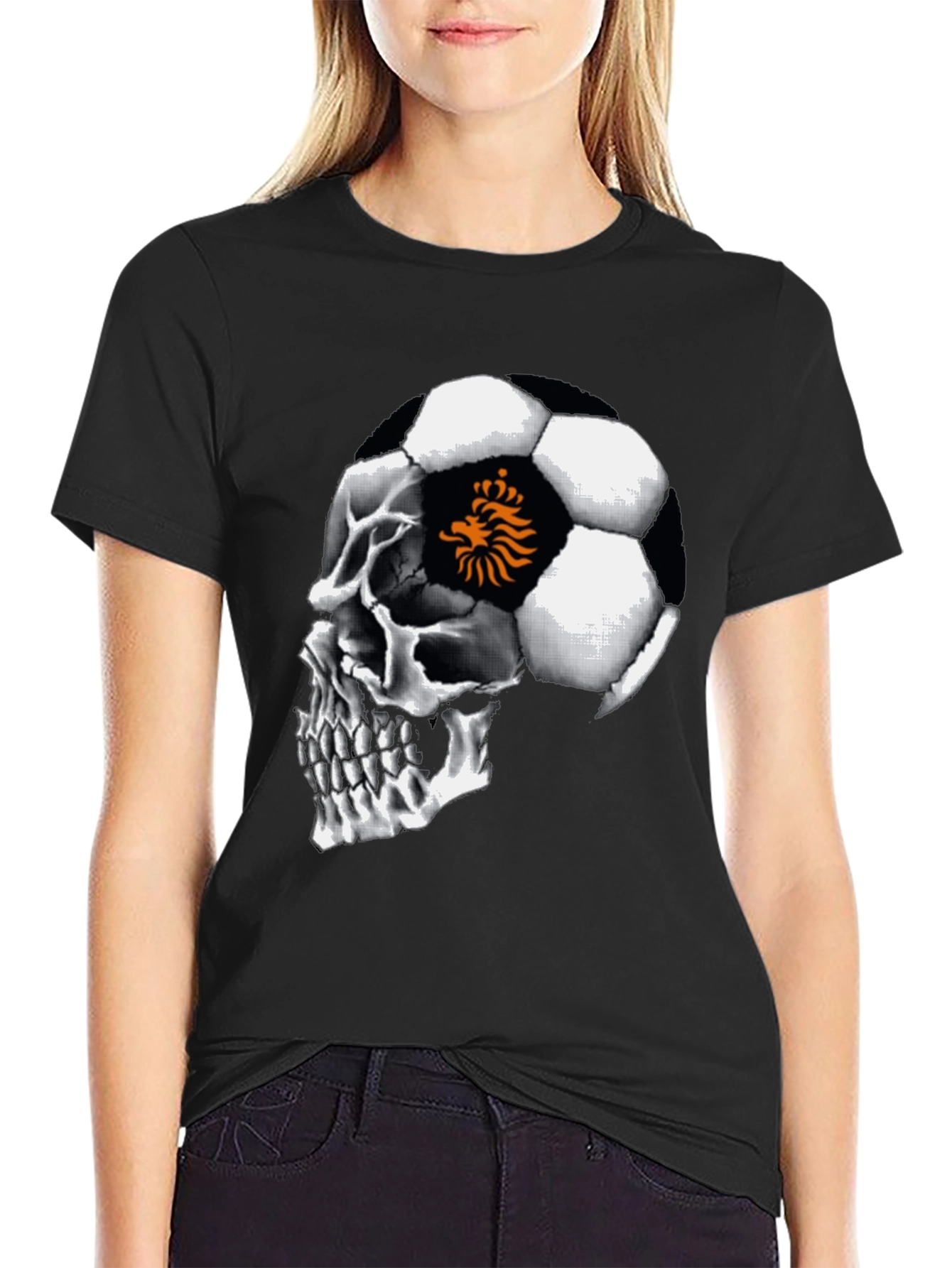 Skull Football Netherlands T-Shirt