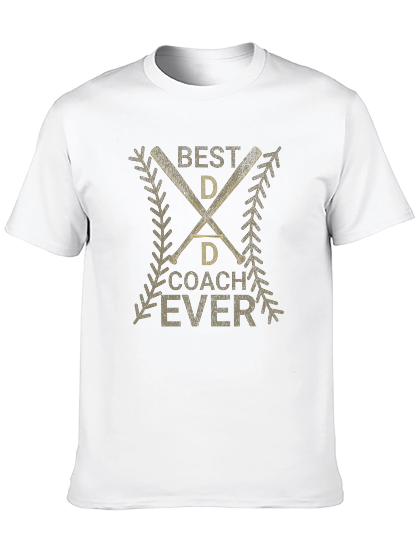 Best Dad Coach Ever Baseball T-Shirt