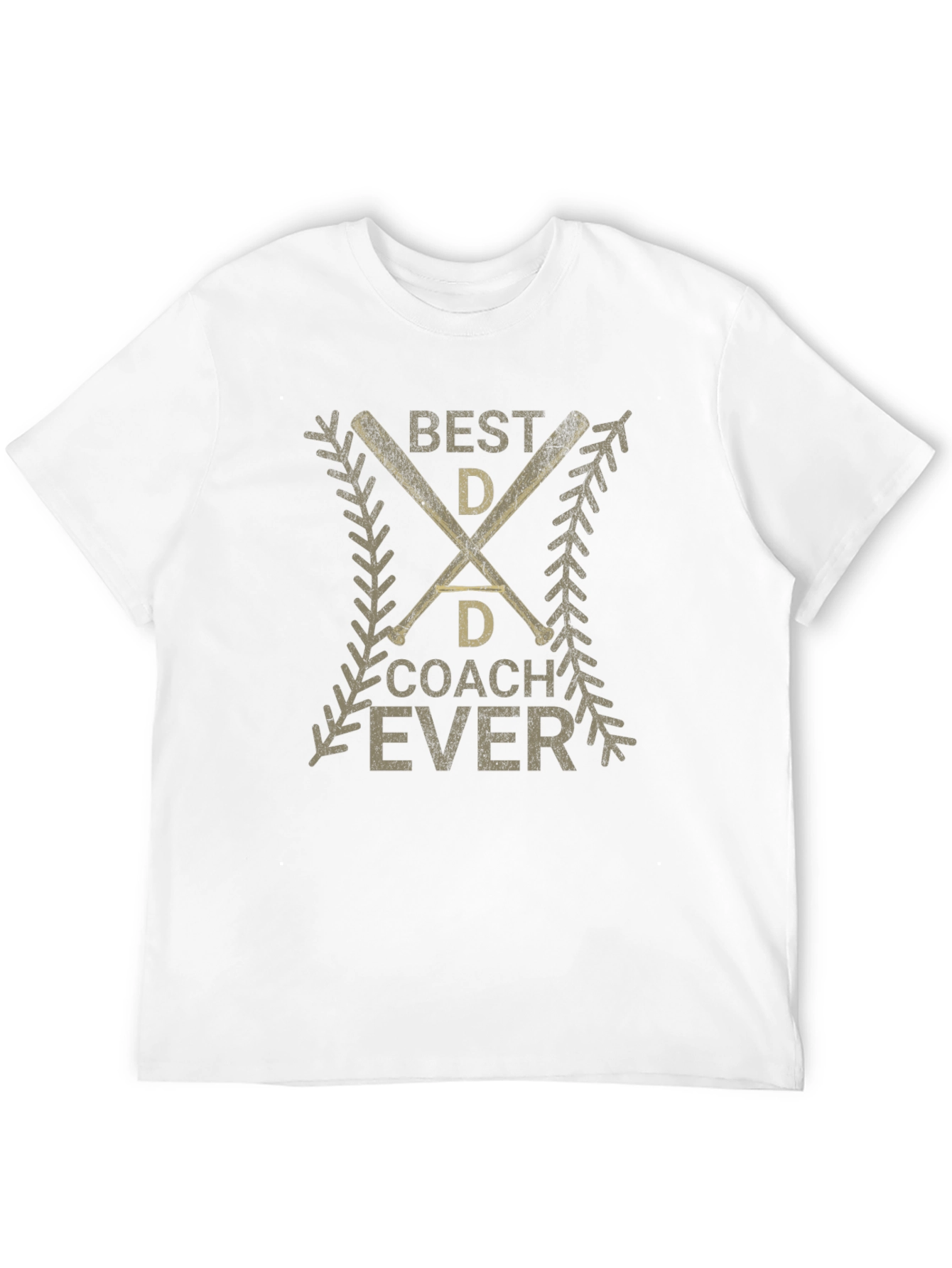 Best Dad Coach Ever Baseball T-Shirt