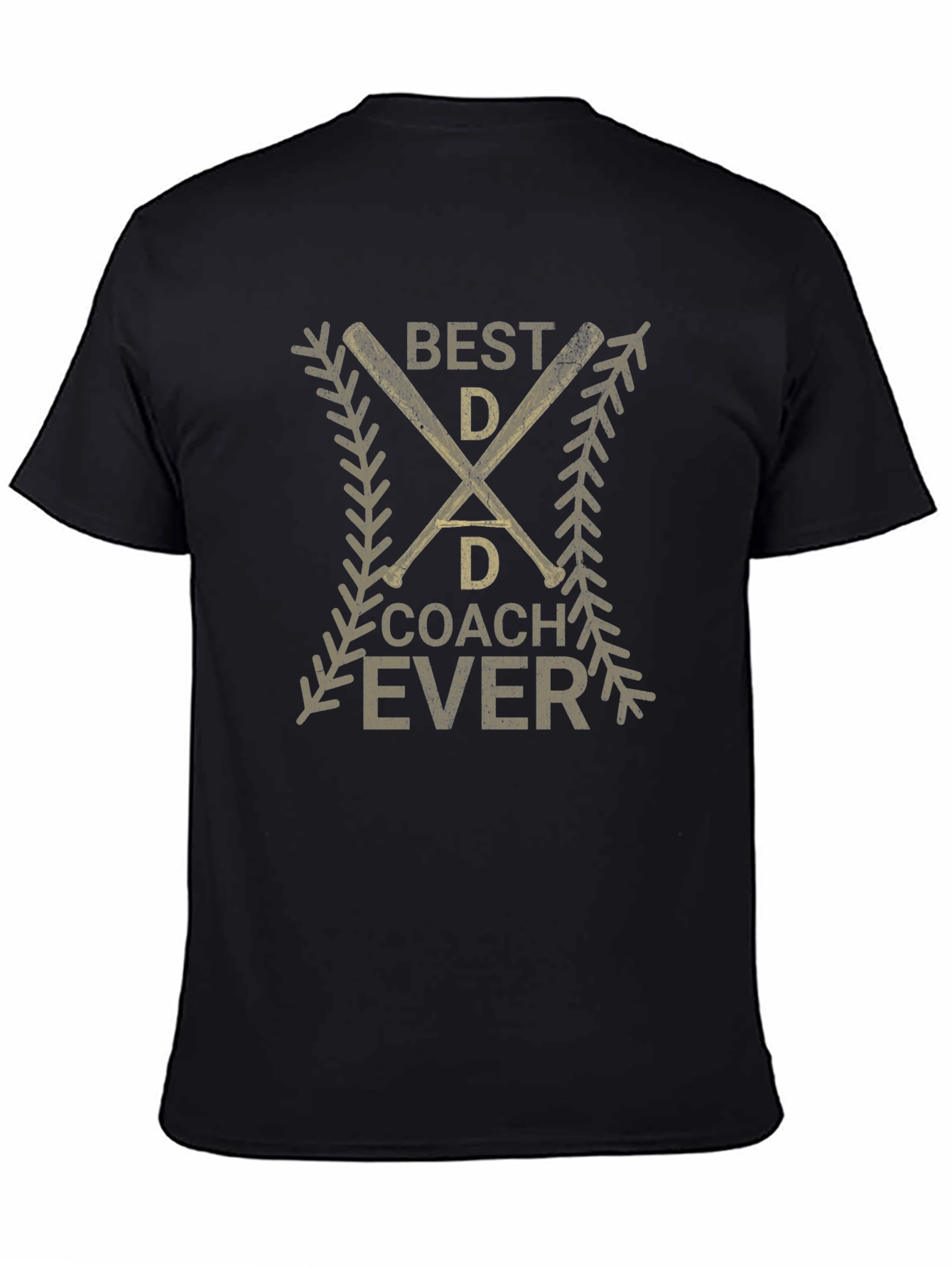Best Dad Coach Ever Baseball T-Shirt