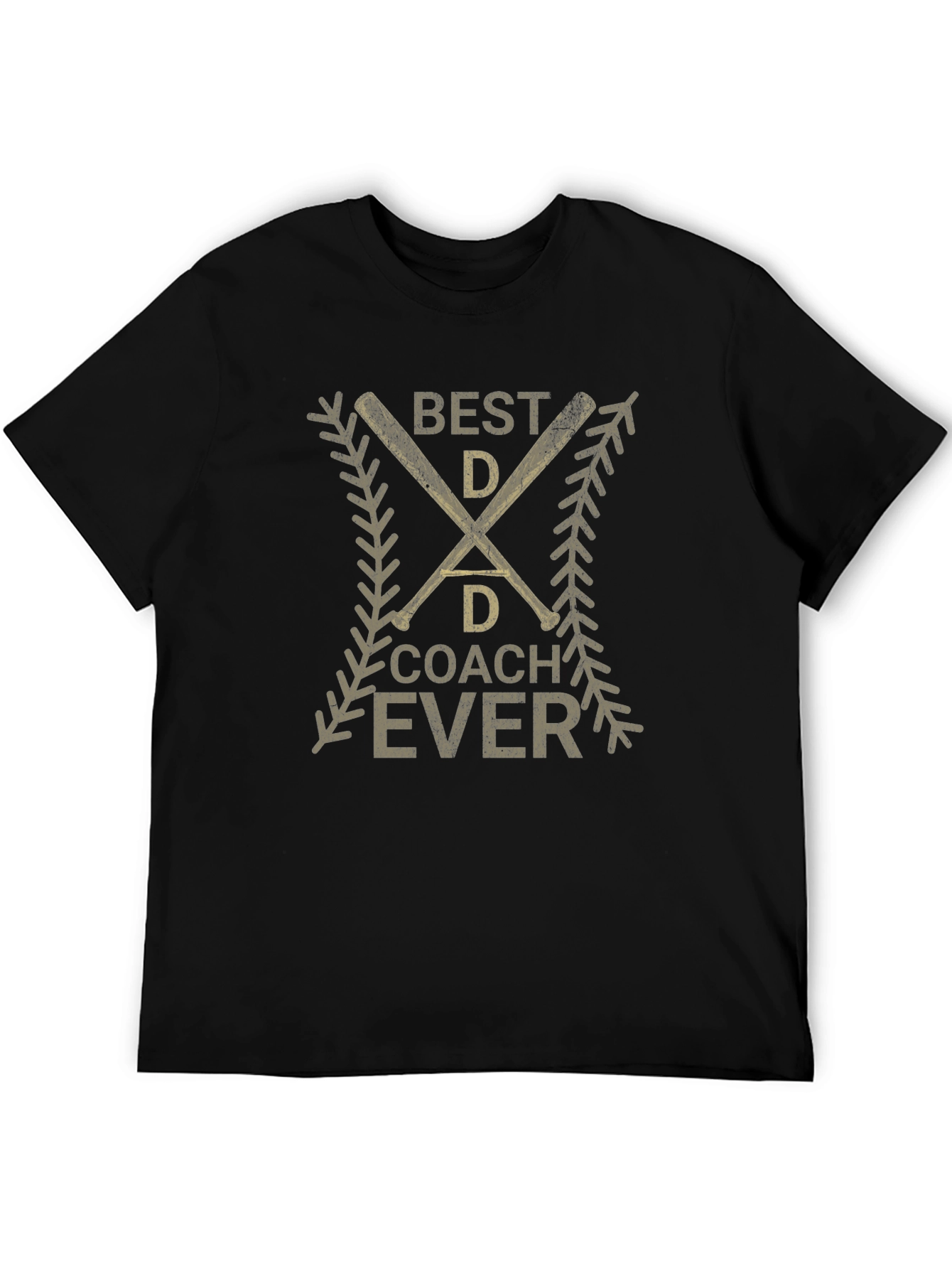 Best Dad Coach Ever Baseball T-Shirt
