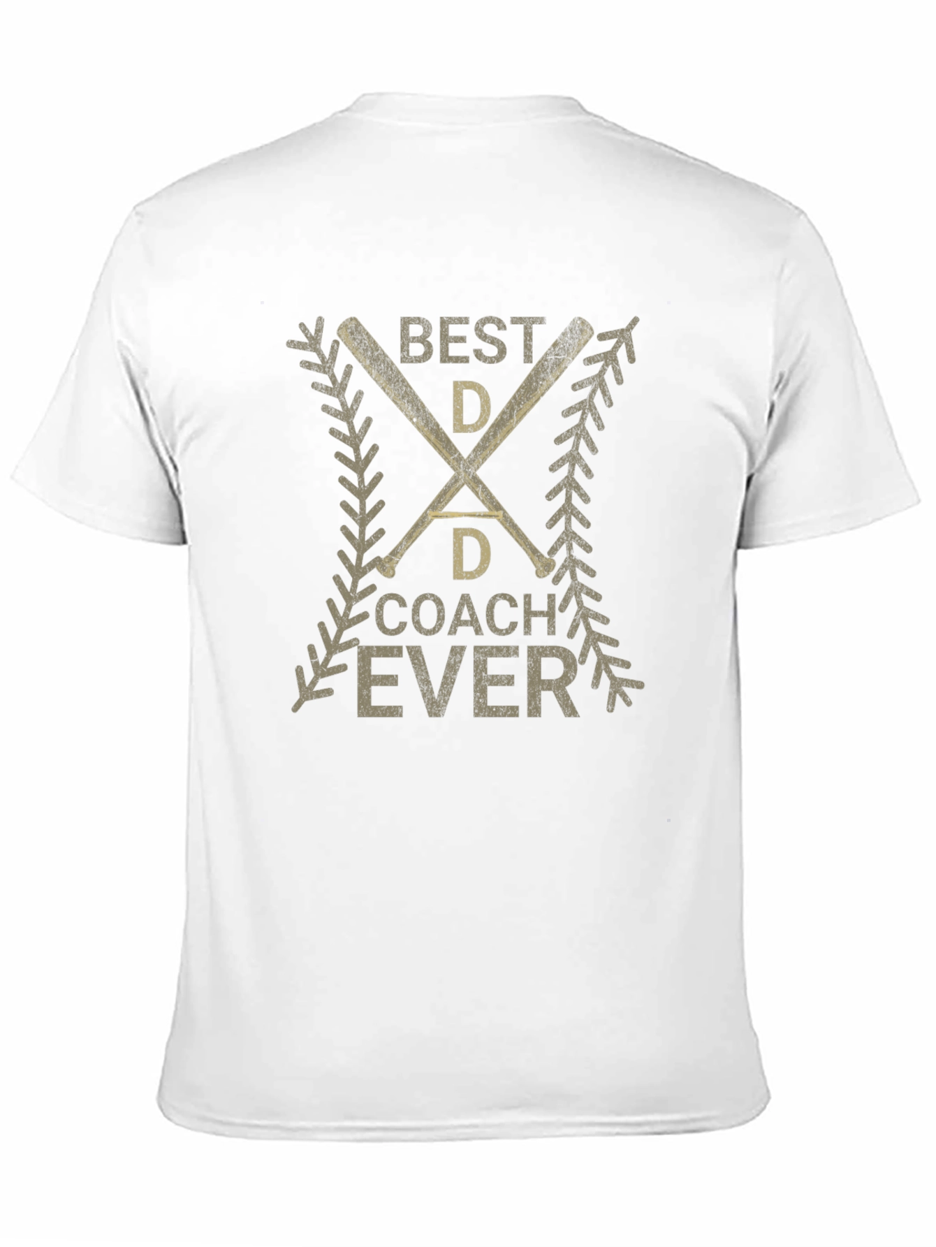 Best Dad Coach Ever Baseball T-Shirt
