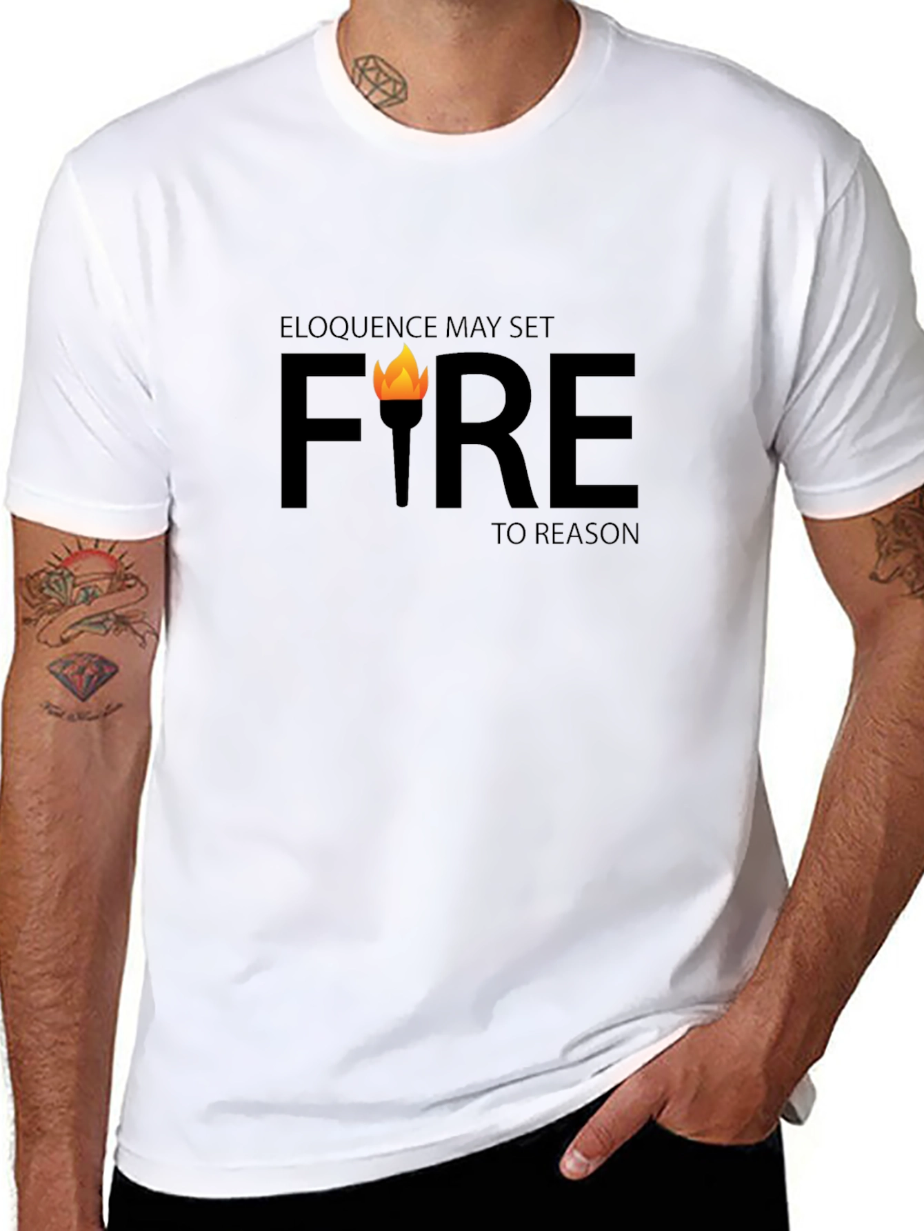 Eloquence Fire to Reason Graphic T-Shirt