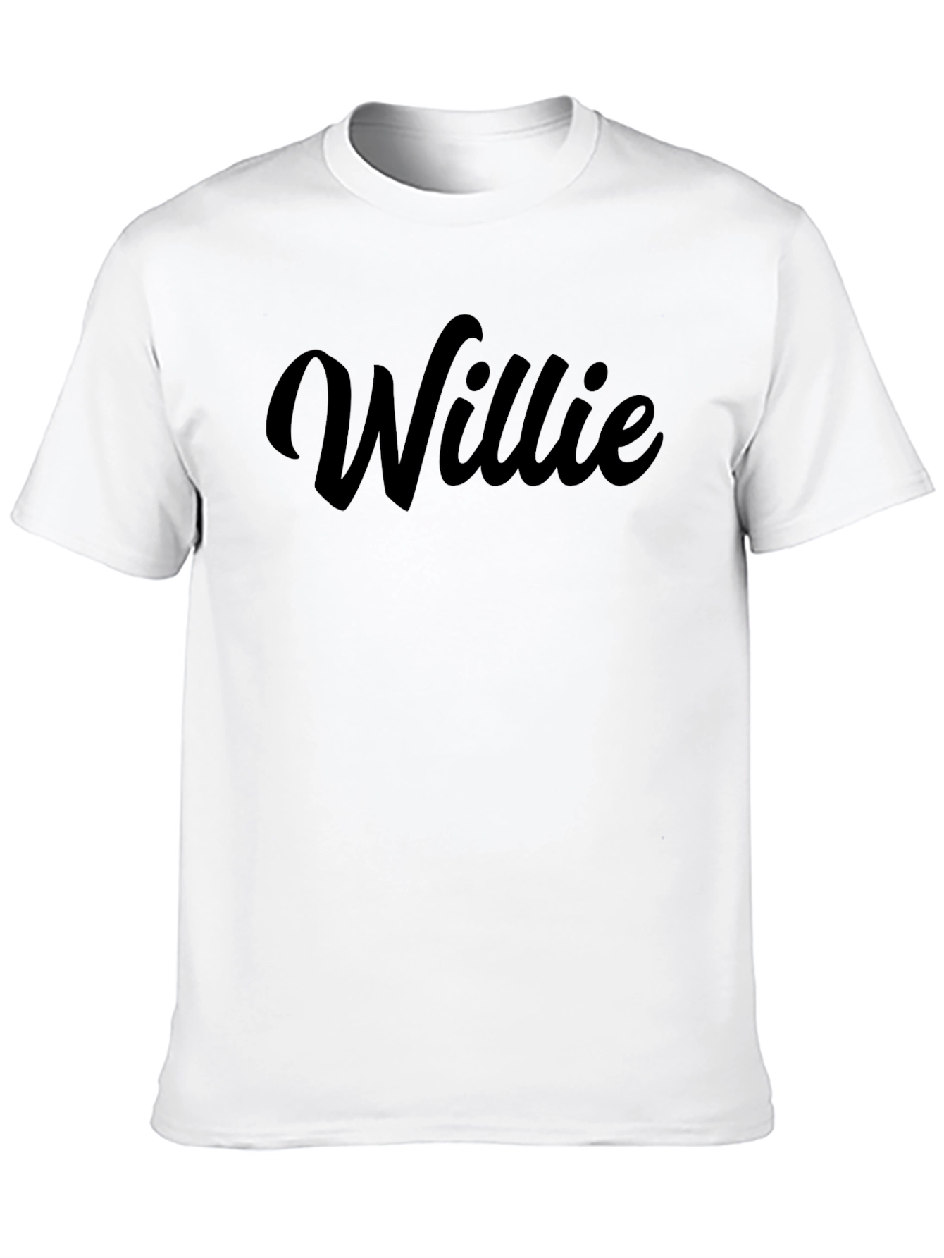 Willie Black T-Shirt - Classic Style