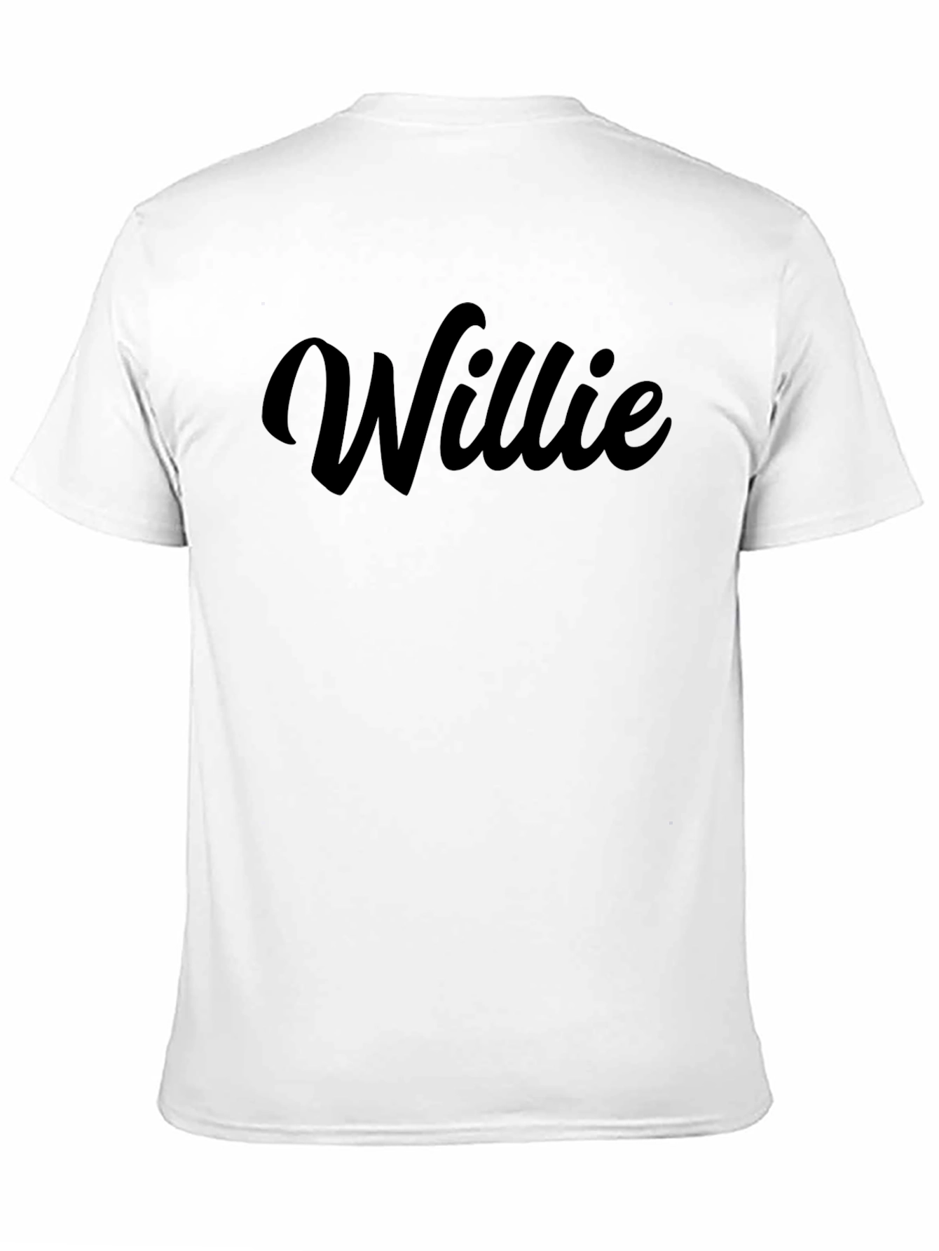 Willie Black T-Shirt - Classic Style