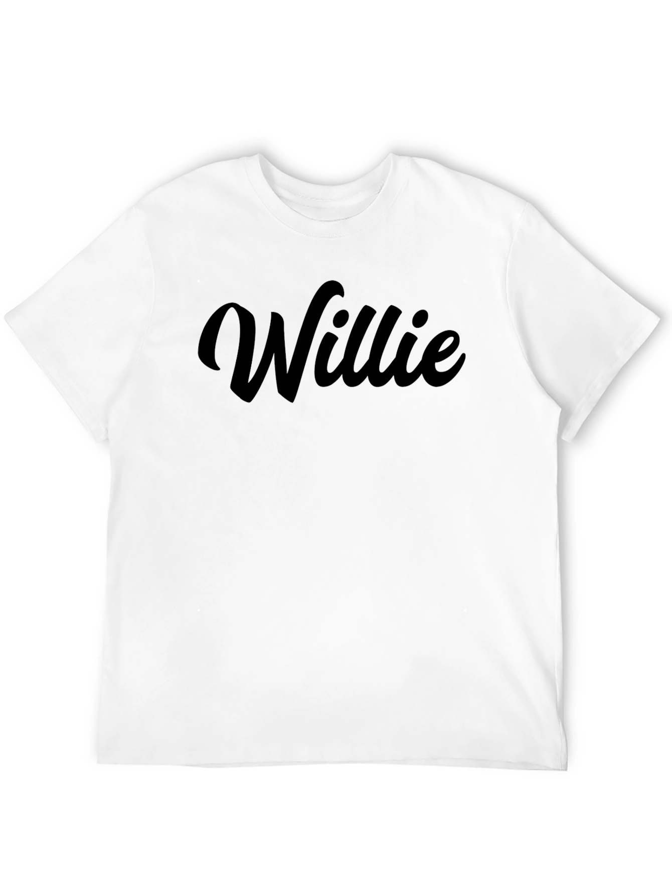 Willie Black T-Shirt - Classic Style