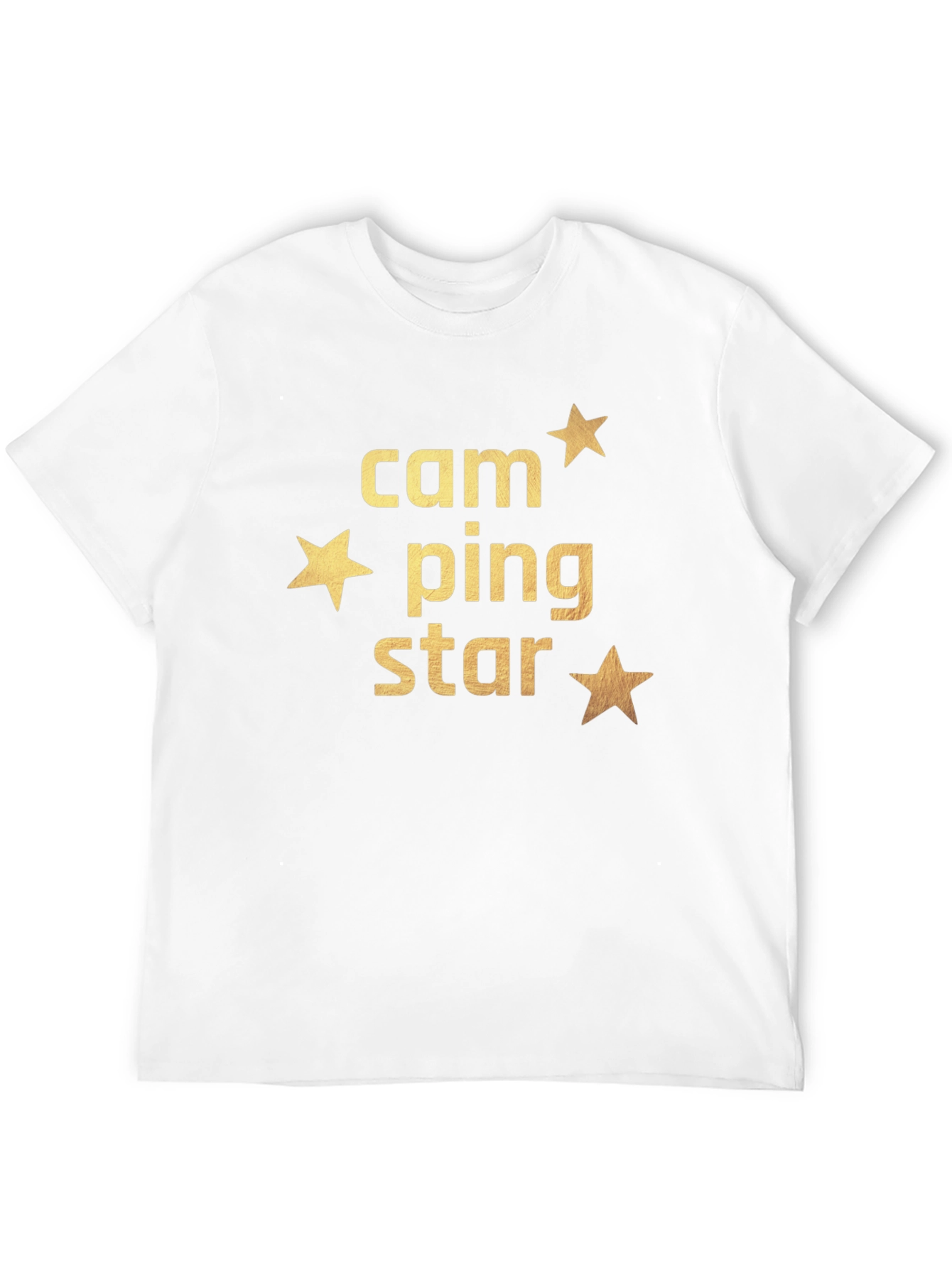 Camping Star Black T-Shirt