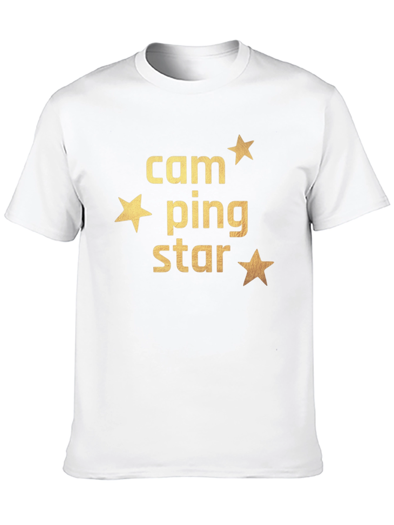 Camping Star Black T-Shirt