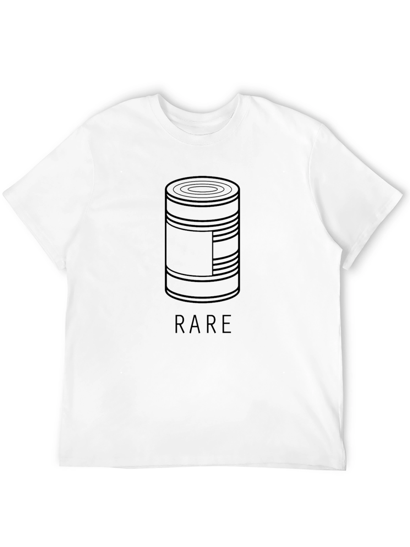 Rare Can Graphic Tee - Mens Black T-Shirt