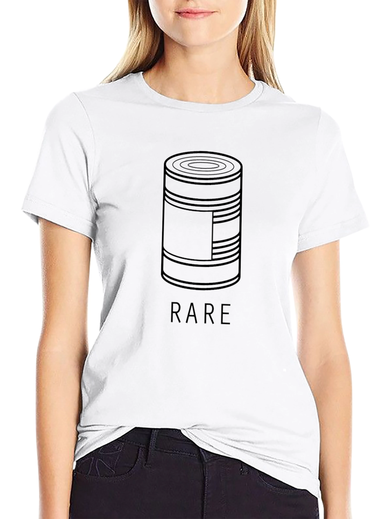 Rare Can Graphic Tee - Mens Black T-Shirt