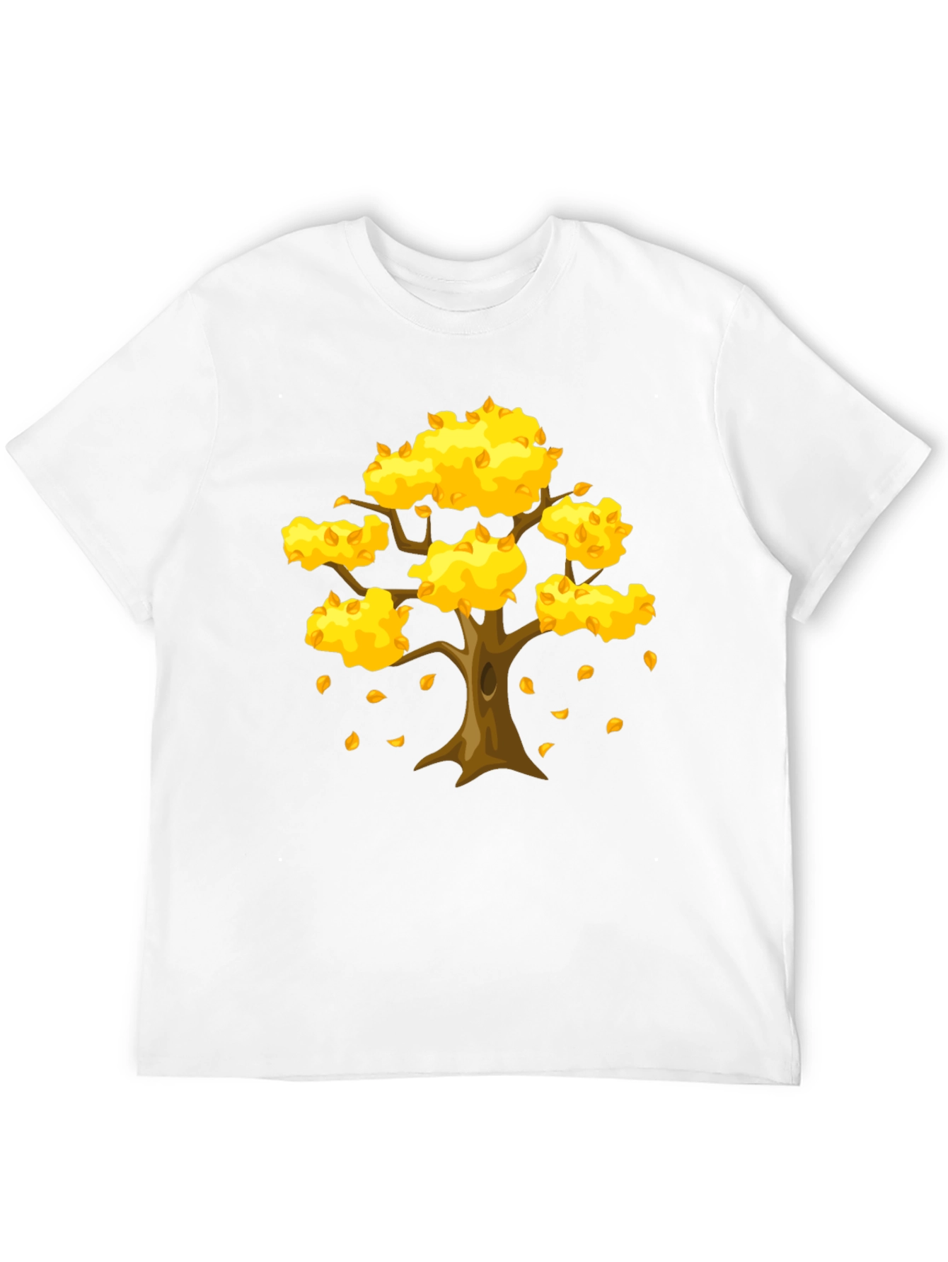 Autumn Tree Graphic Tee - Unisex Black T-Shirt