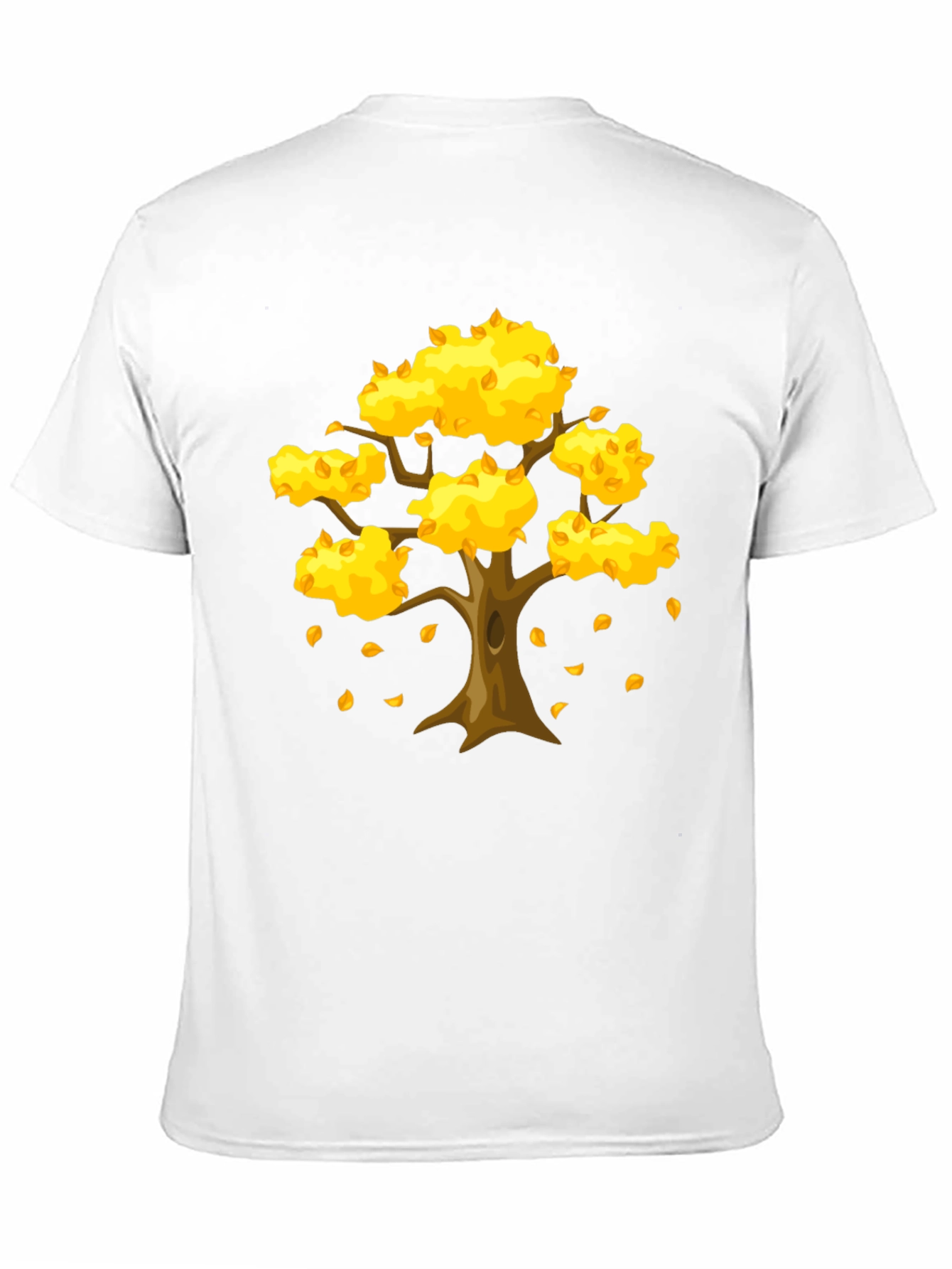 Autumn Tree Graphic Tee - Unisex Black T-Shirt