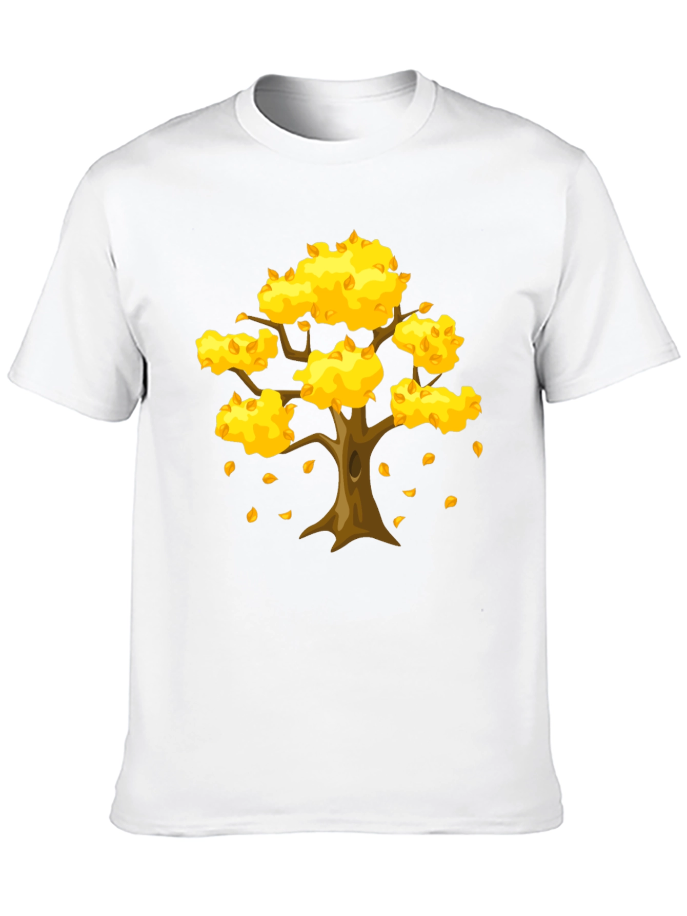 Autumn Tree Graphic Tee - Unisex Black T-Shirt