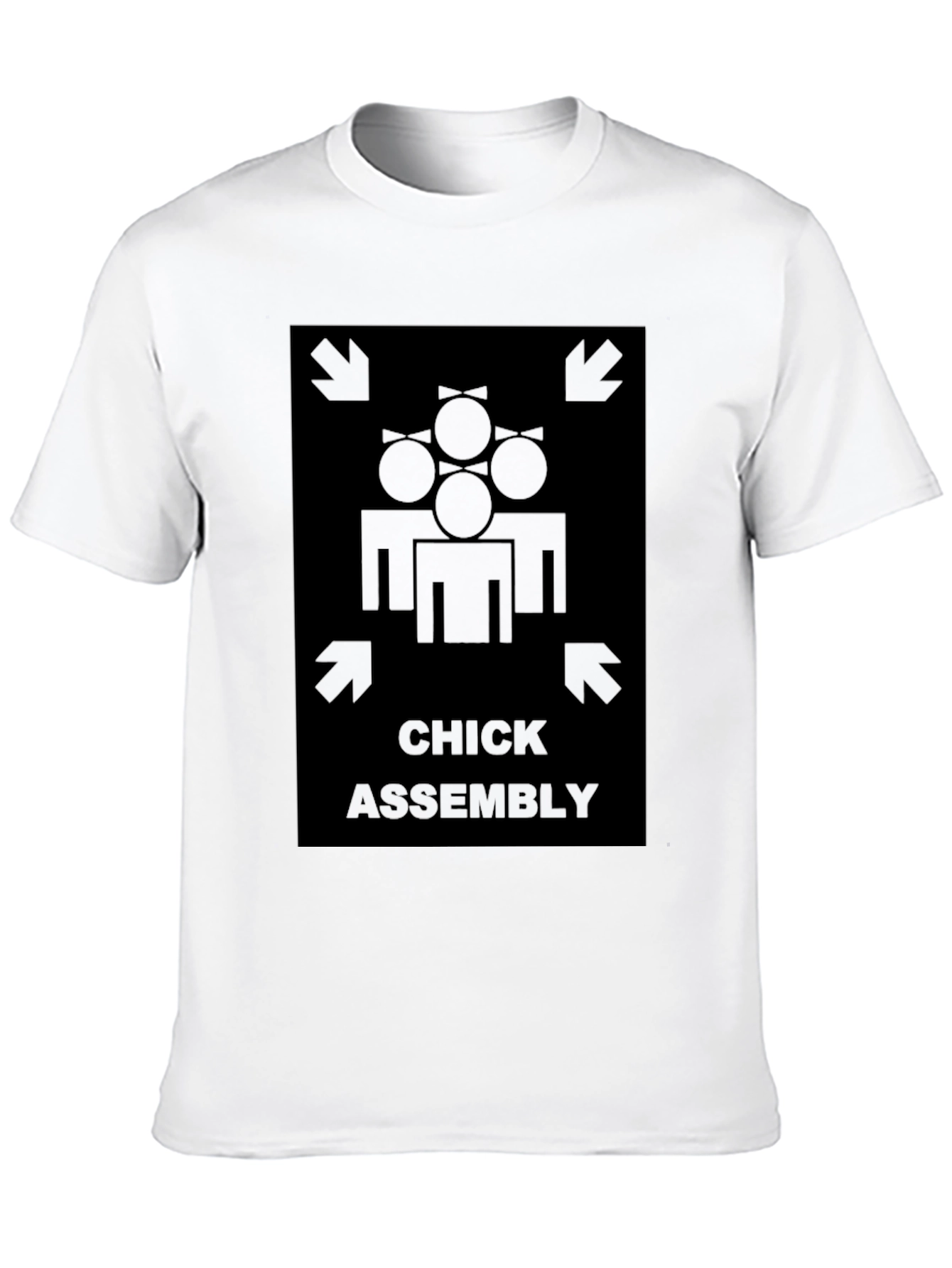 Chick Assembly Black Graphic Tee