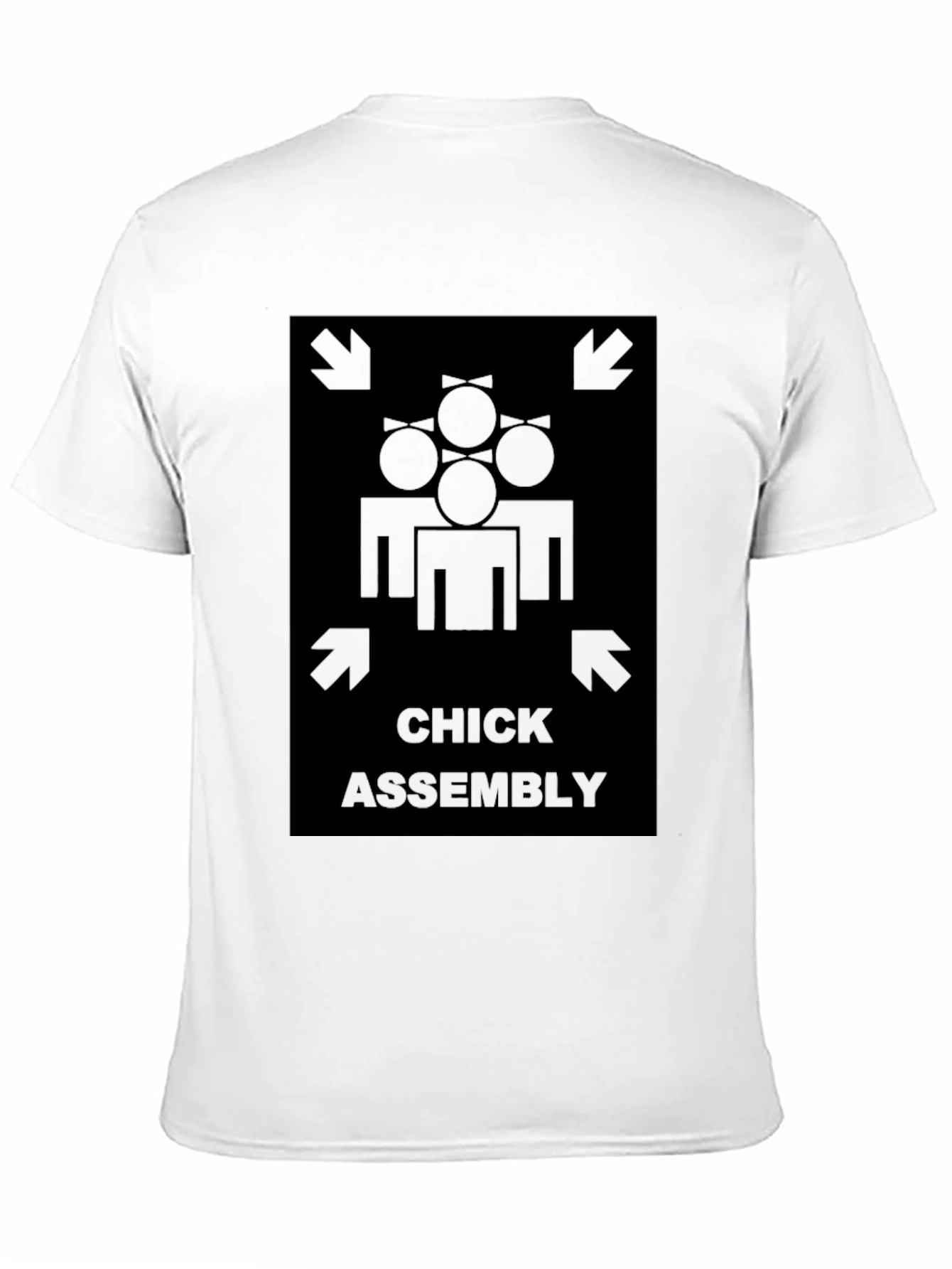 Chick Assembly Black Graphic Tee