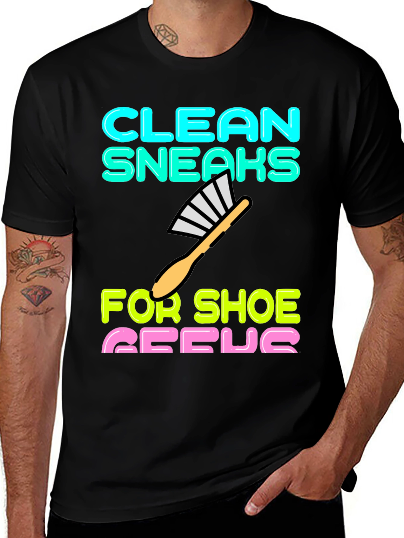 Clean Sneaks T-Shirt - Shoe Geek