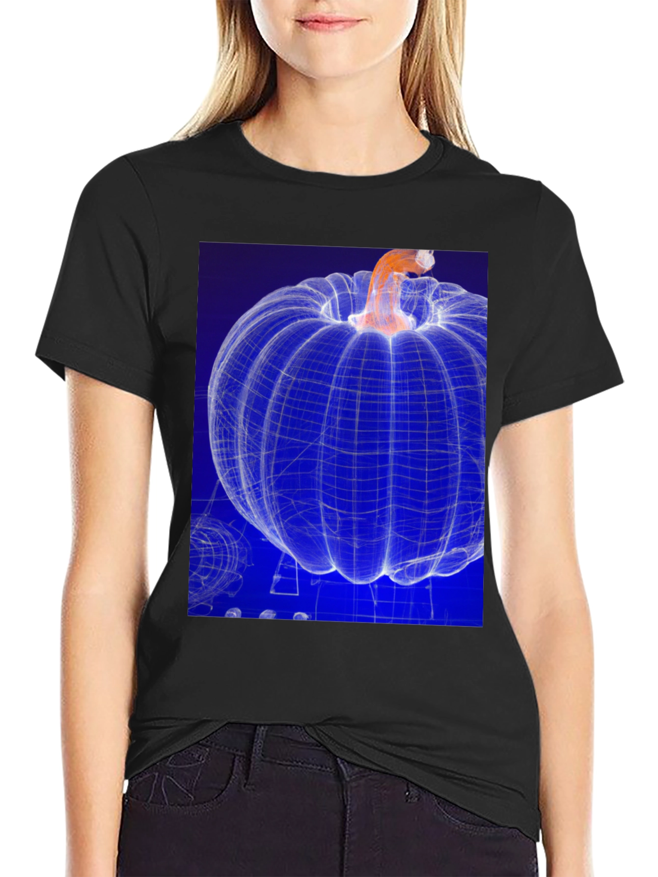 Abstract Pumpkin T-Shirt