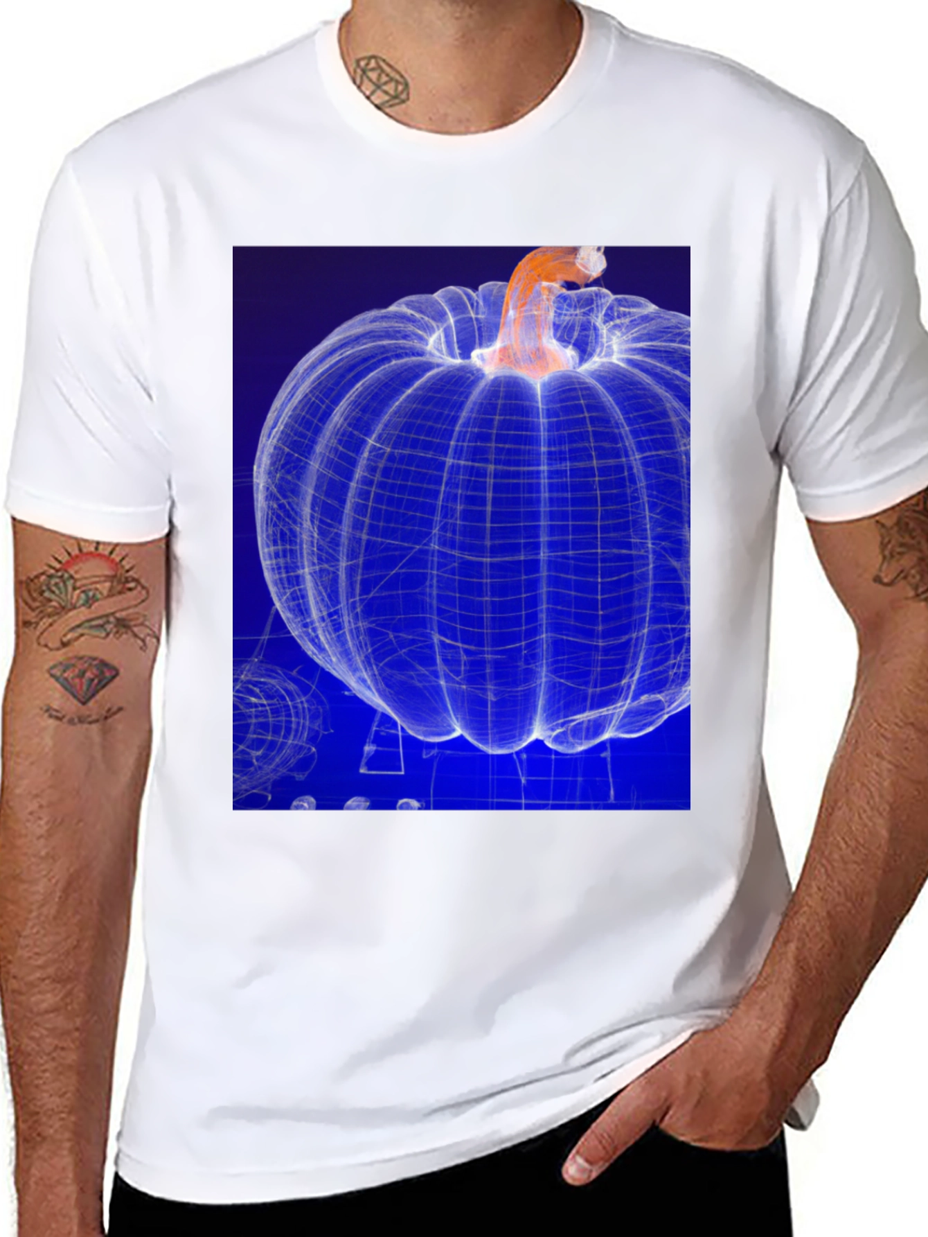 Abstract Pumpkin T-Shirt
