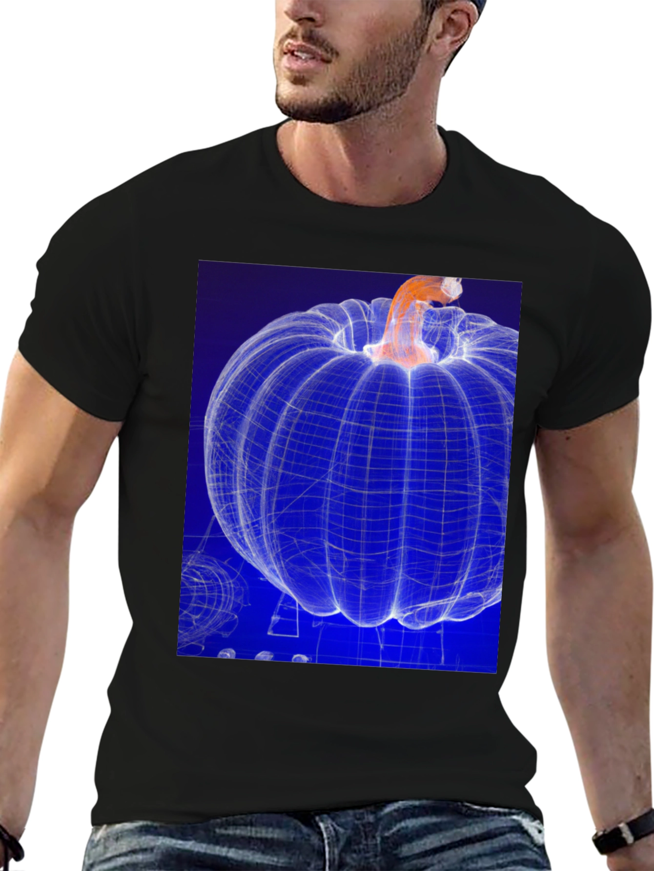 Abstract Pumpkin T-Shirt