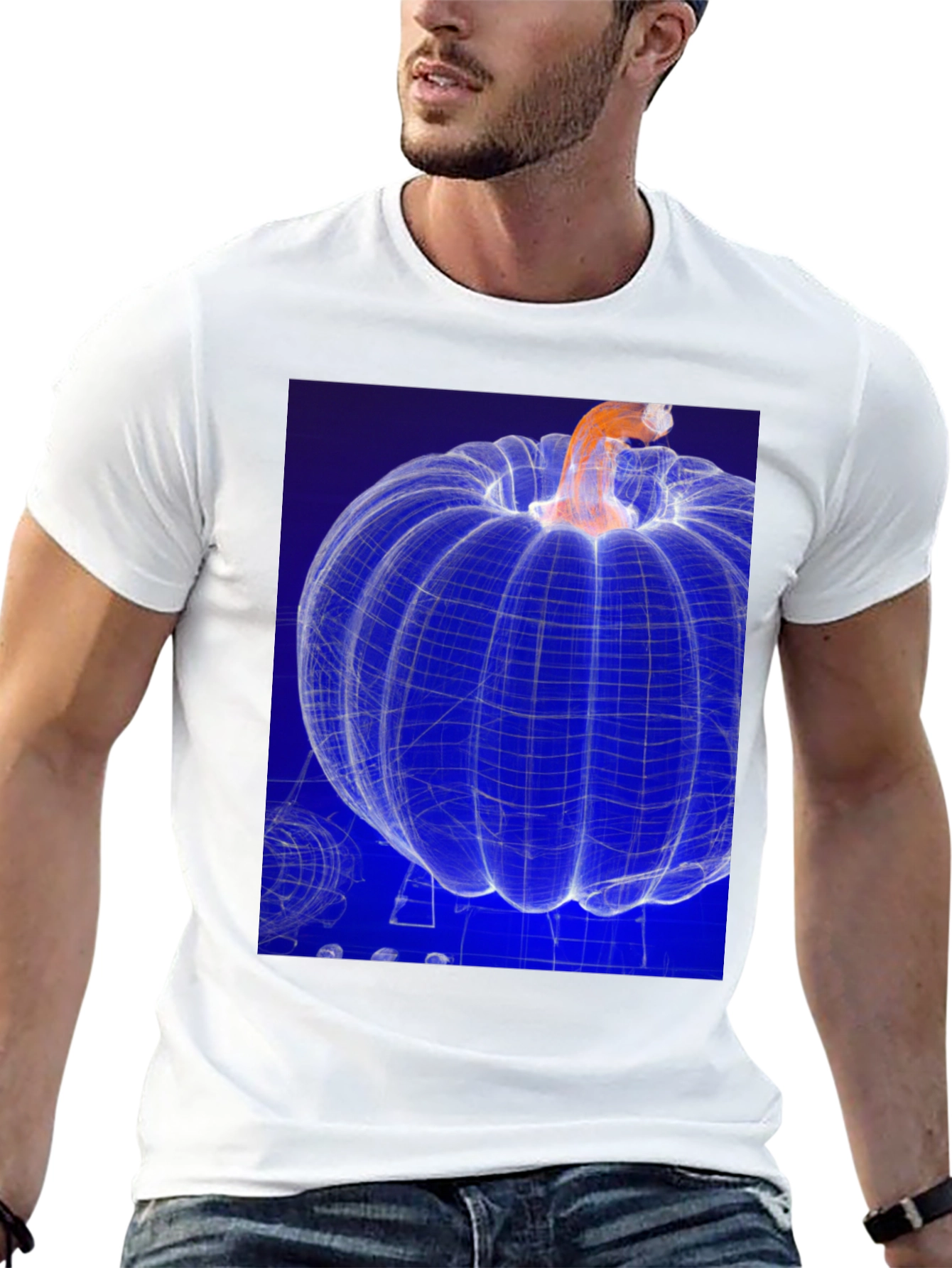 Abstract Pumpkin T-Shirt