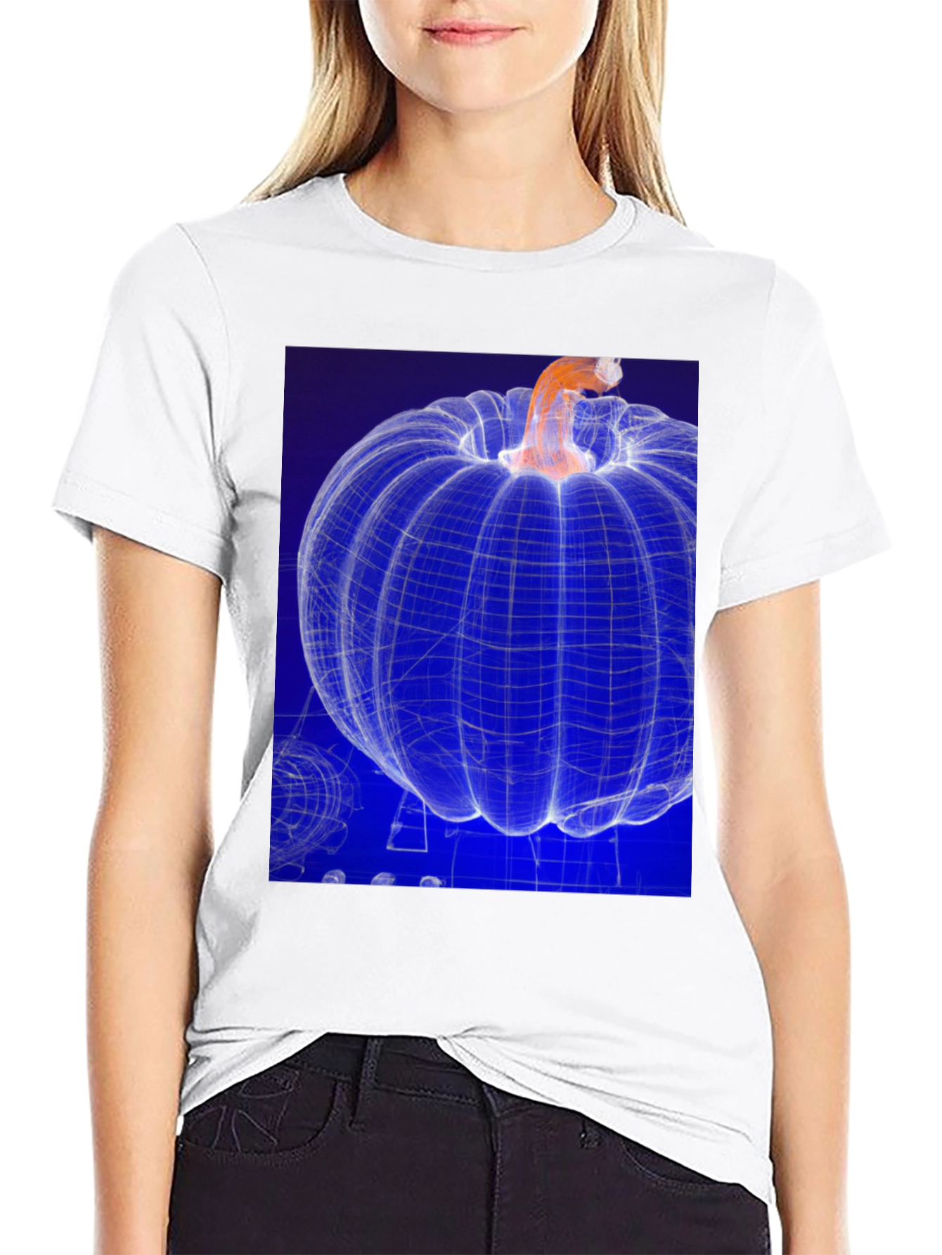 Abstract Pumpkin T-Shirt