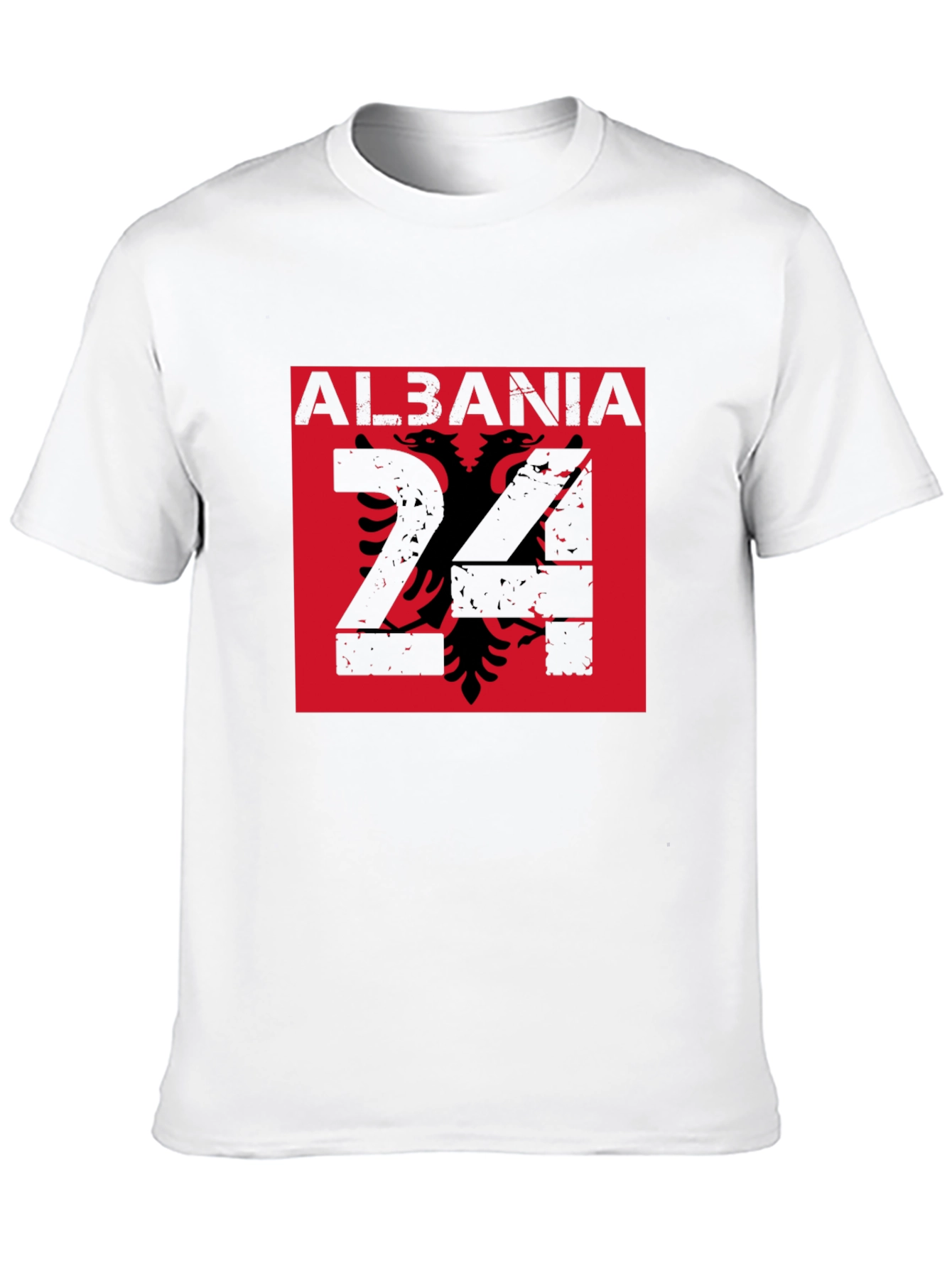 Albania Eagle Graphic T-Shirt - Mens Black Tee
