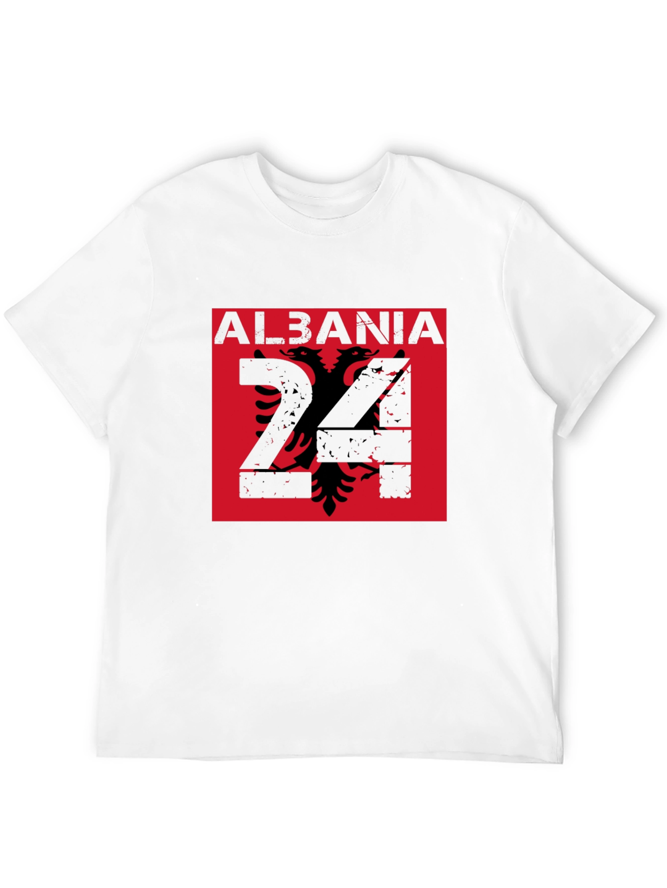 Albania Eagle Graphic T-Shirt - Mens Black Tee