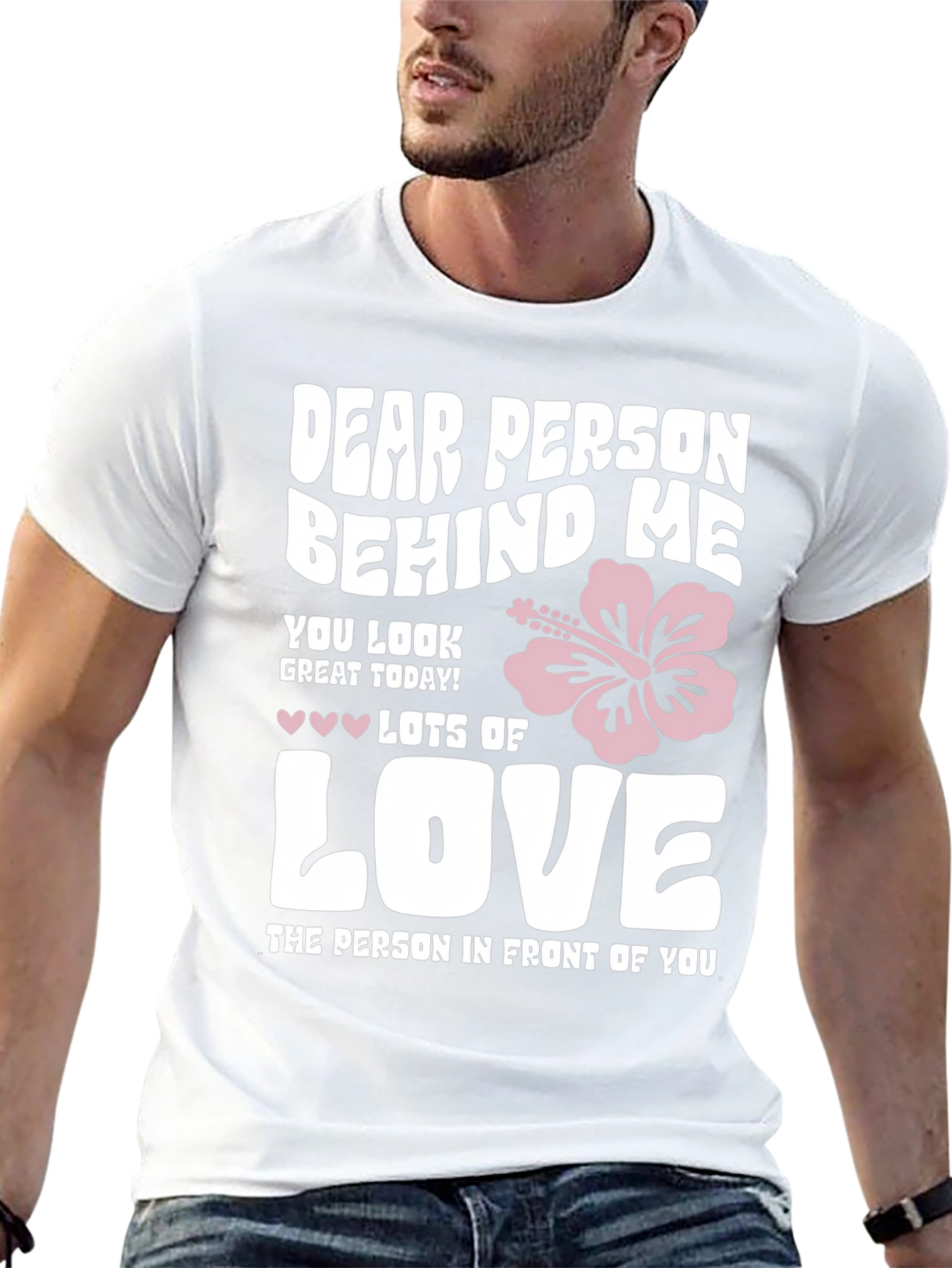 Dear Person Behind Me T-Shirt - Black