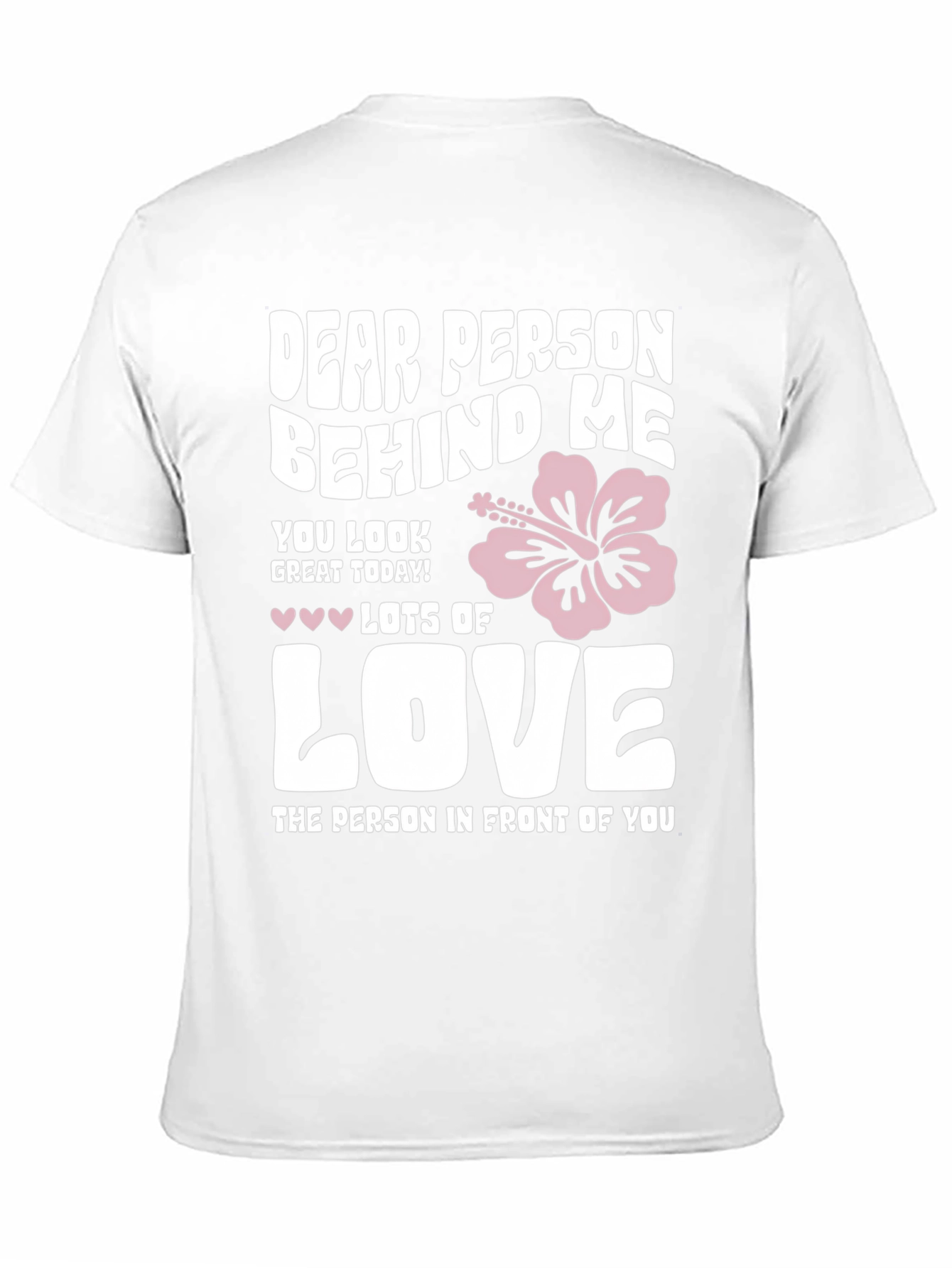 Dear Person Behind Me T-Shirt - Black