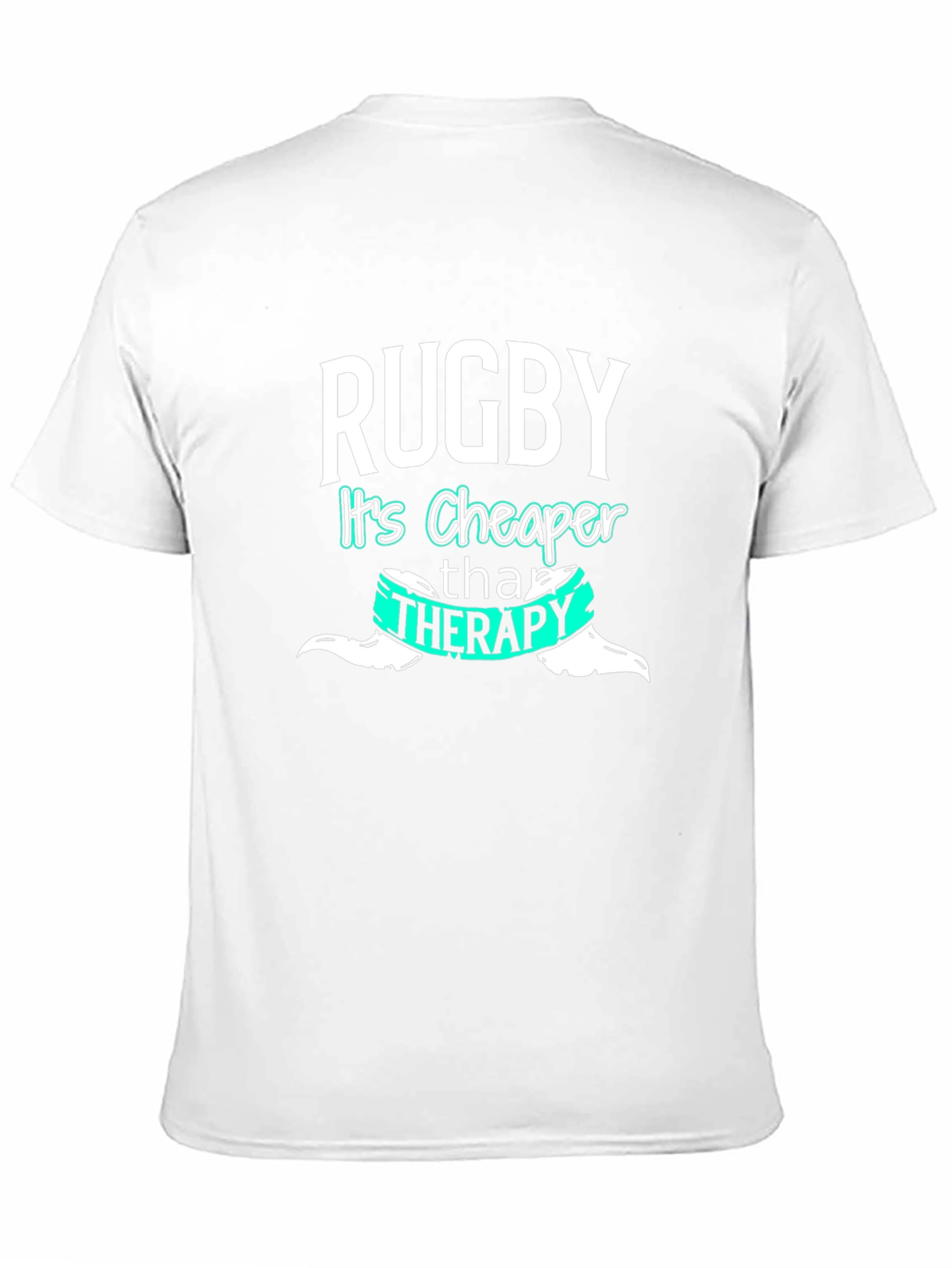 Rugby Cheaper Than Therapy Graphic Tee