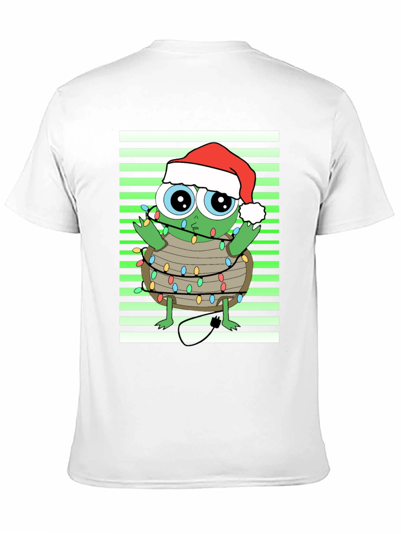 Christmas Turtle in Lights Graphic Tee