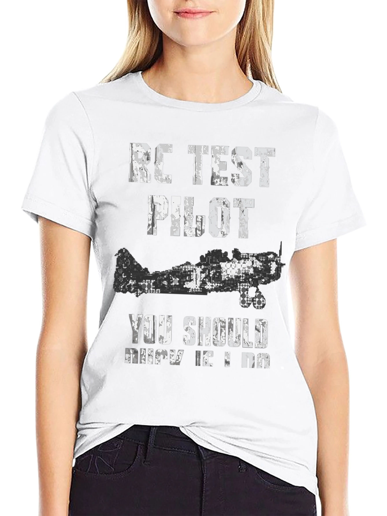 RC Test Pilot Graphic Tee - Aviation Enthusiast Shirt